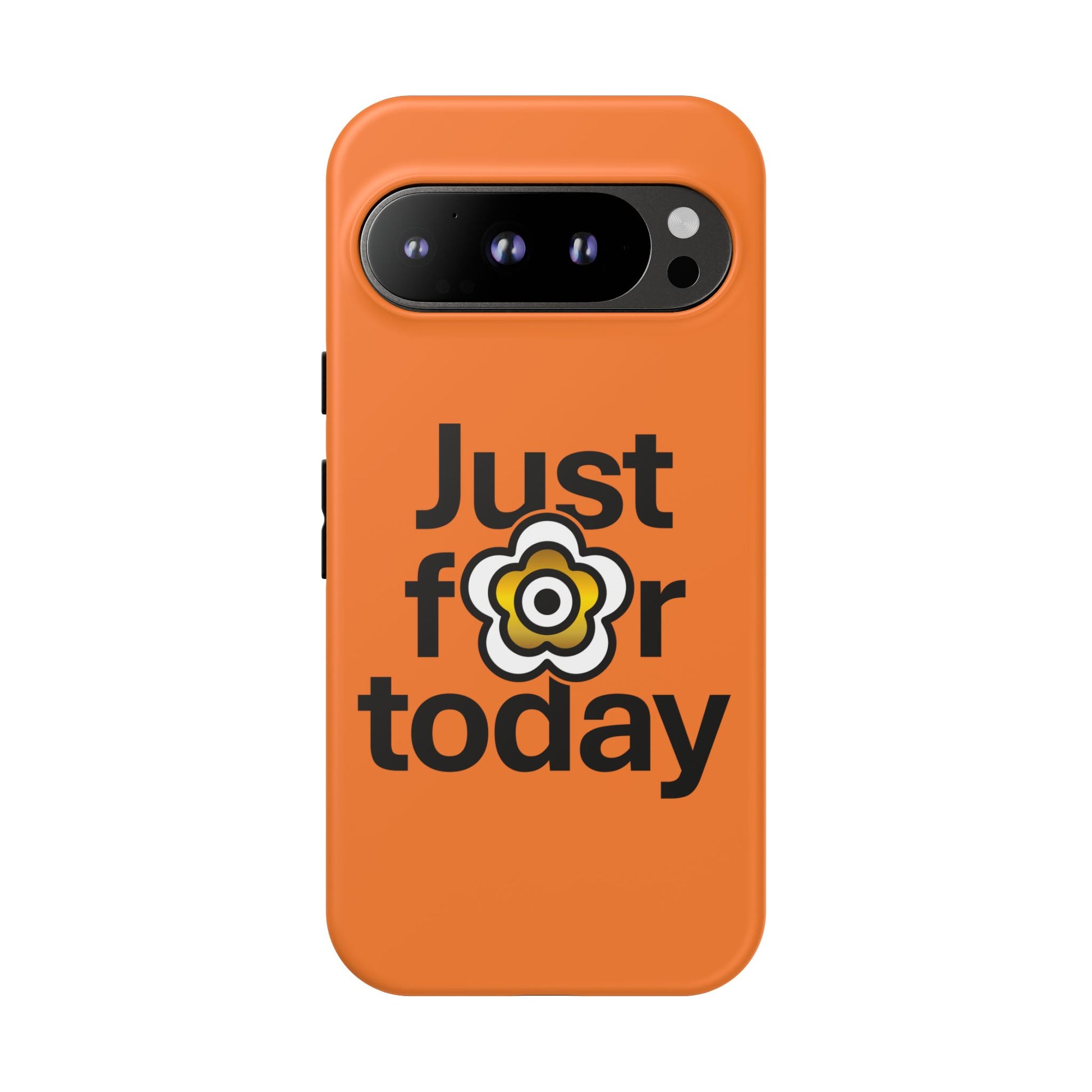 P🌺🌺P2Poppies Just for Today Google Phone Case – Inspirational Recovery Protection