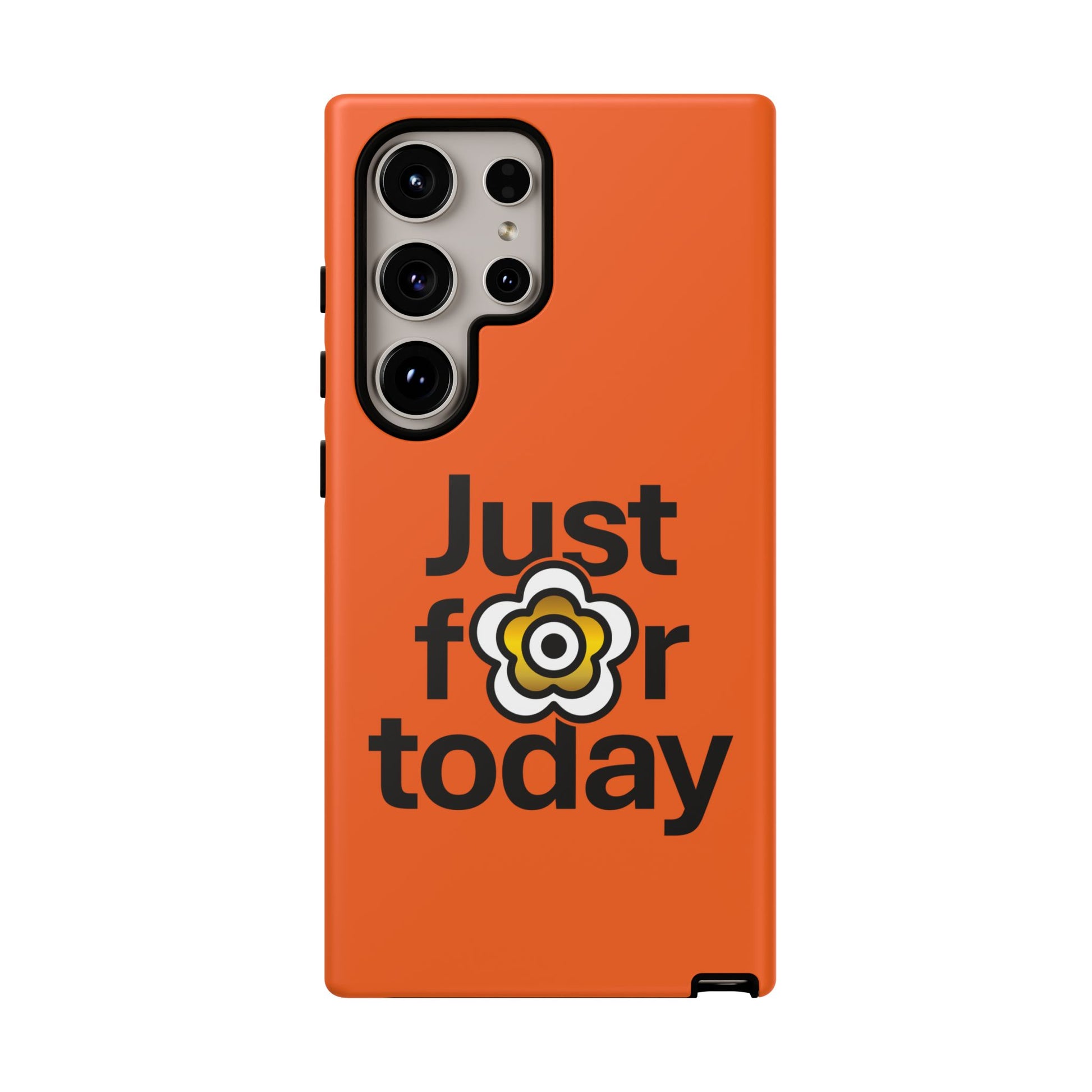 P🌺🌺P2Poppies Just for Today Samsung Phone Case – Inspirational Recovery Protection