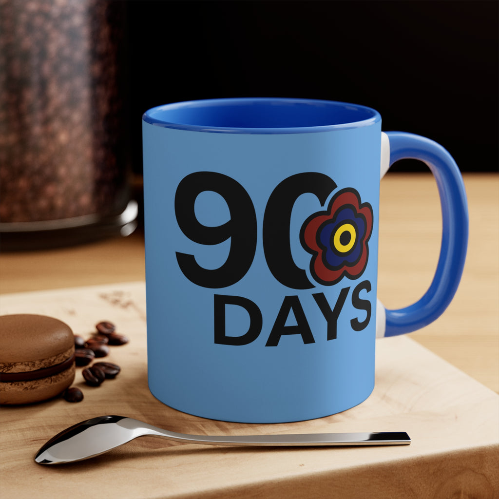 P🌺🌺P2Poppies 90 Days – Motivational Recovery Mug