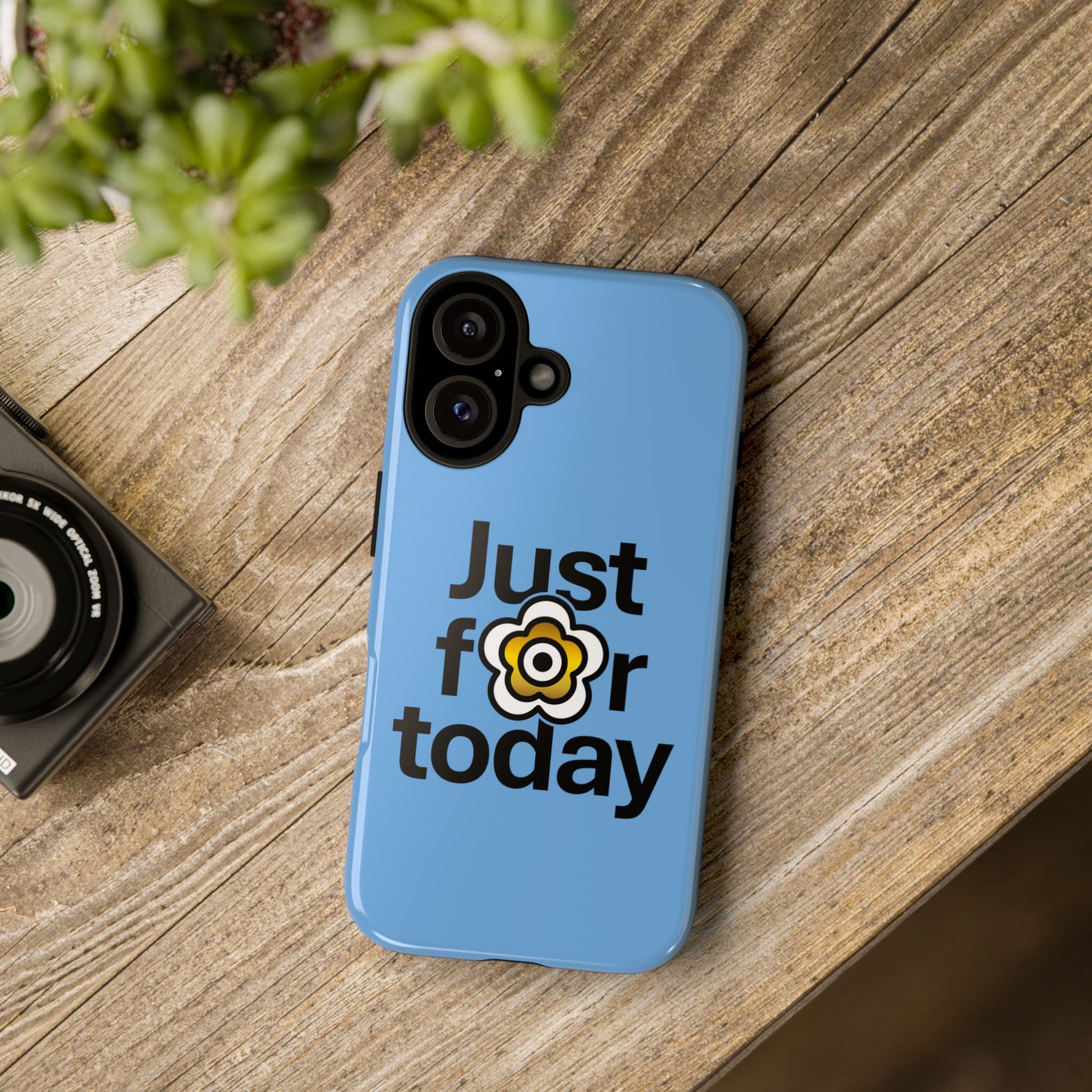 P🌺🌺P2Poppies Just for Today i-Phone Case – Inspirational Recovery Protection