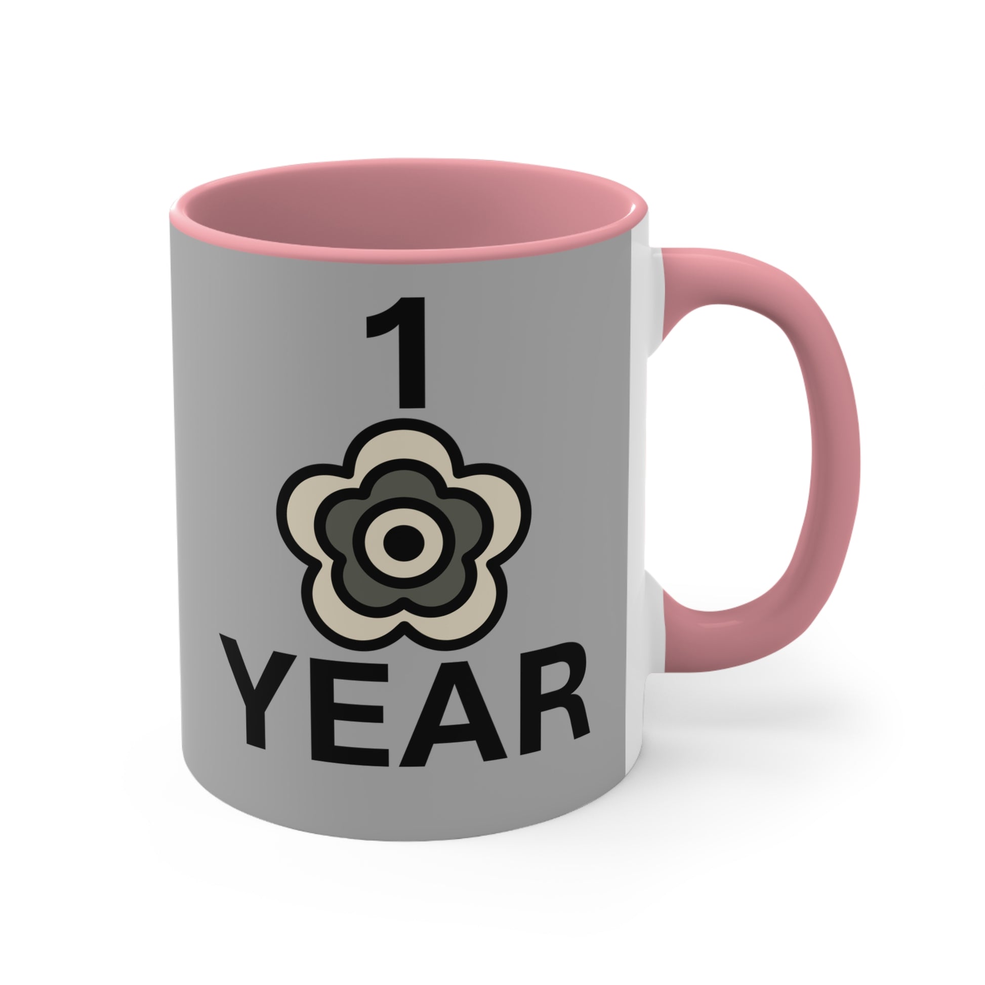 P🌺🌺P2Poppies 1 Year – Motivational Recovery Mug
