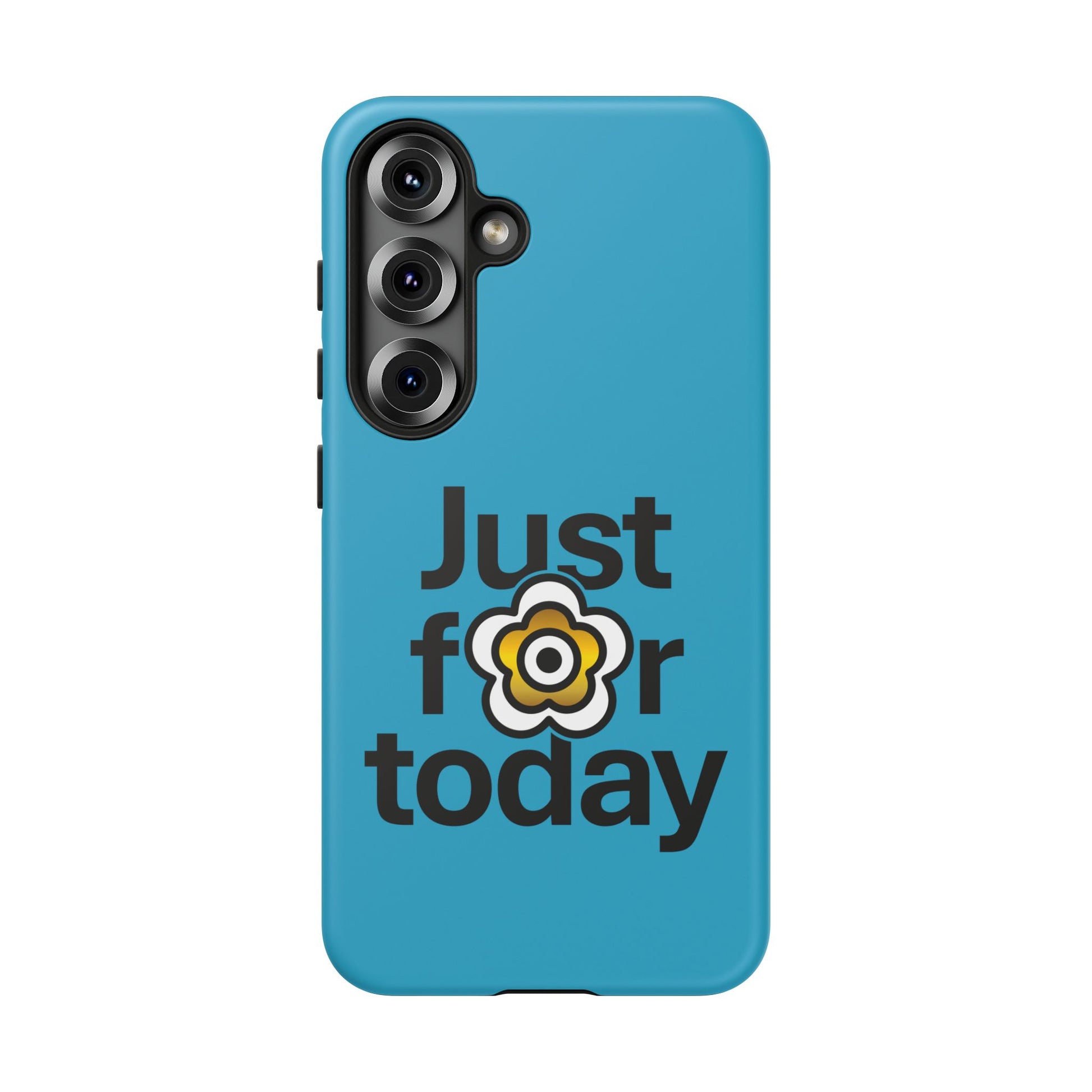 P🌺🌺P2Poppies Just for Today Samsung Phone Case – Inspirational Recovery Protection