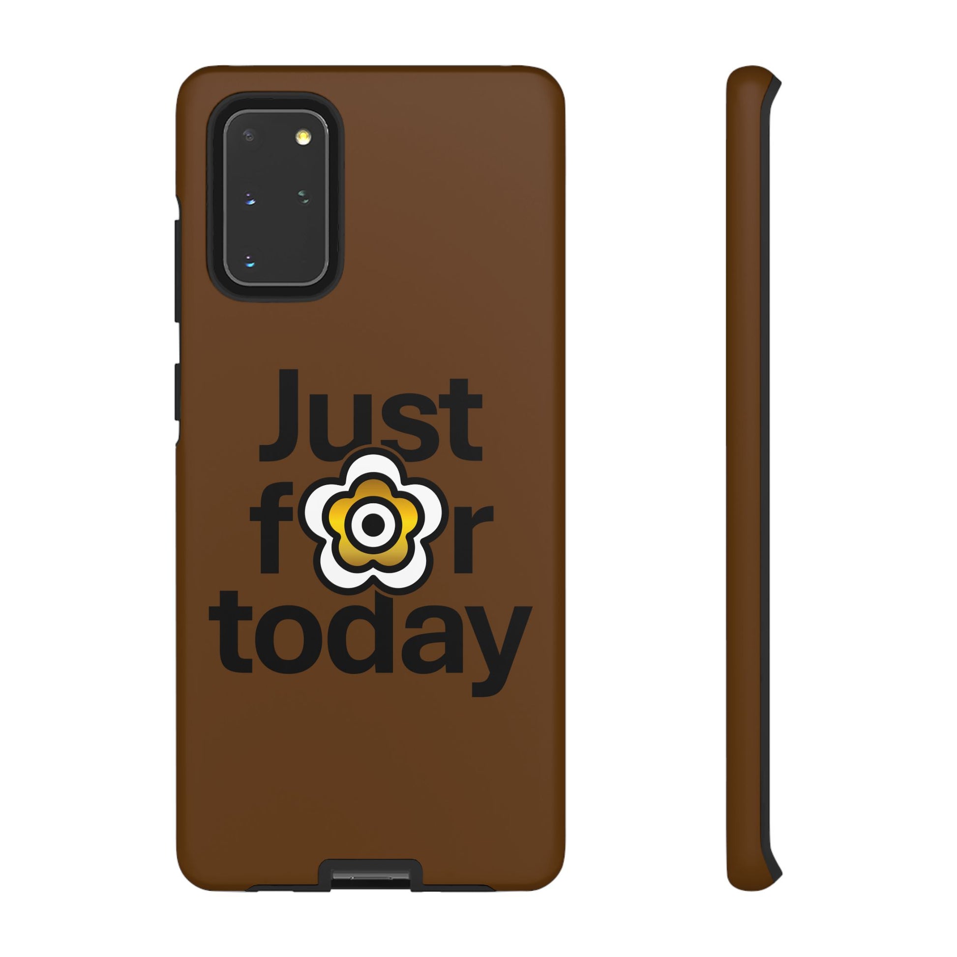 P🌺🌺P2Poppies Just for Today Samsung Phone Case – Inspirational Recovery Protection