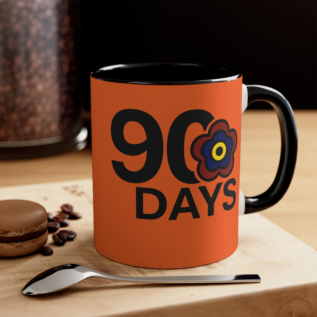 P🌺🌺P2Poppies 90 Days – Motivational Recovery Mug