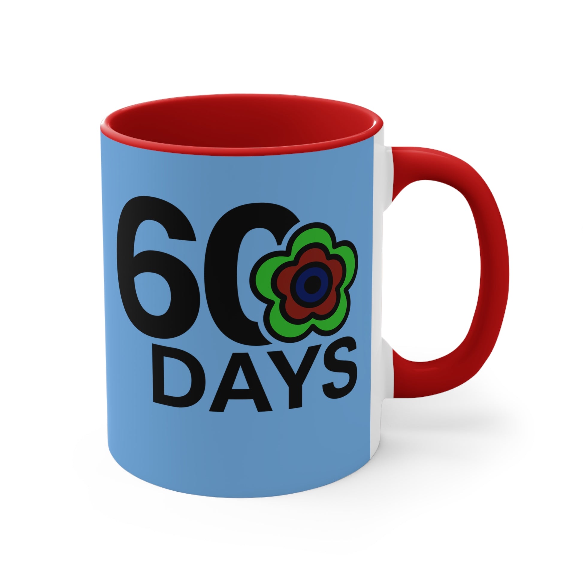 P🌺🌺P2Poppies 60 Days – Motivational Recovery Mug