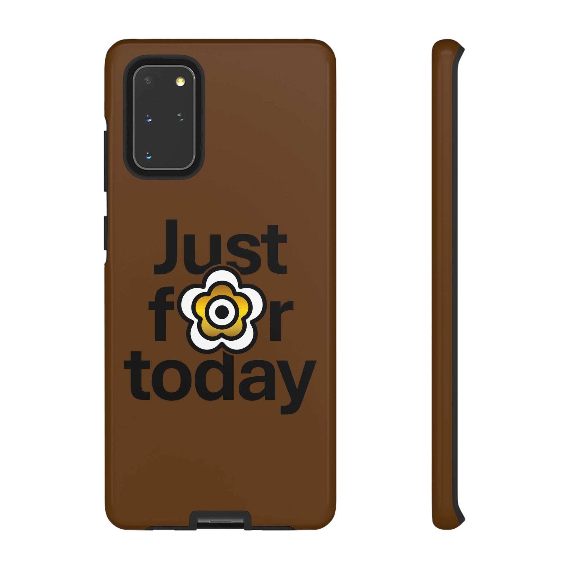 P🌺🌺P2Poppies Just for Today Samsung Phone Case – Inspirational Recovery Protection