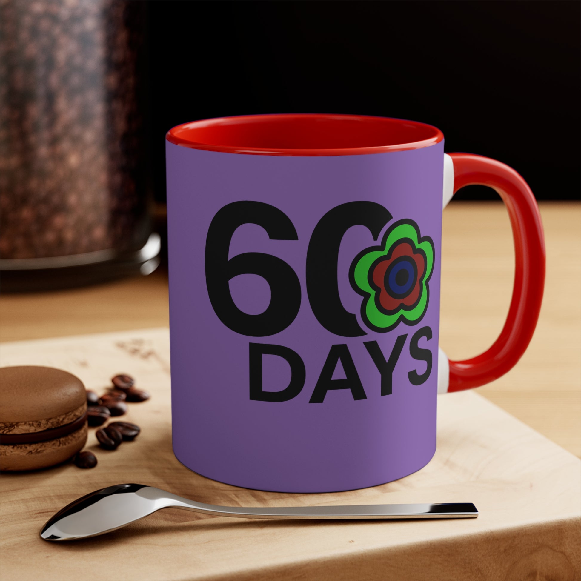 P🌺🌺P2Poppies 60 Days – Motivational Recovery Mug