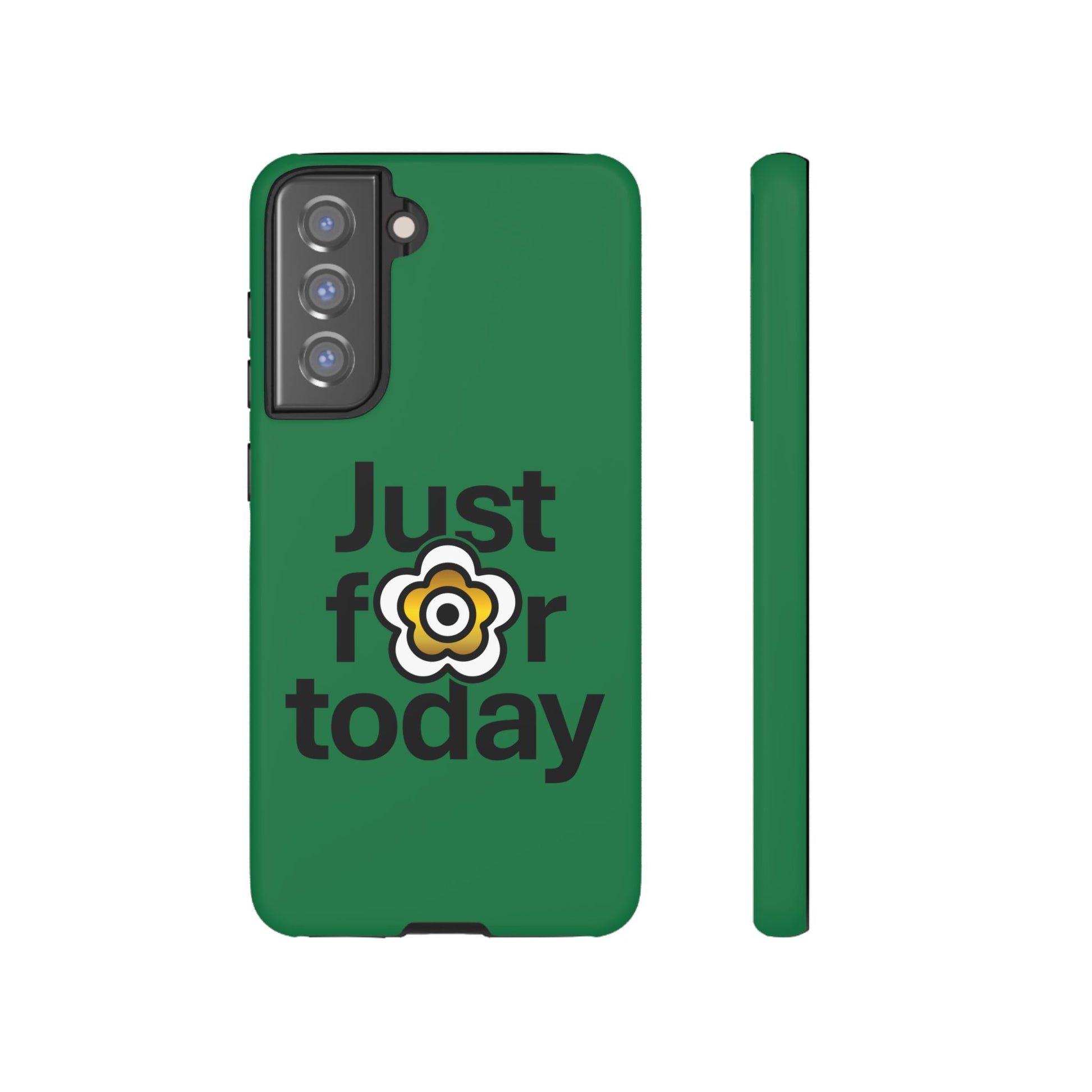 P🌺🌺P2Poppies Just for Today Samsung Phone Case – Inspirational Recovery Protection