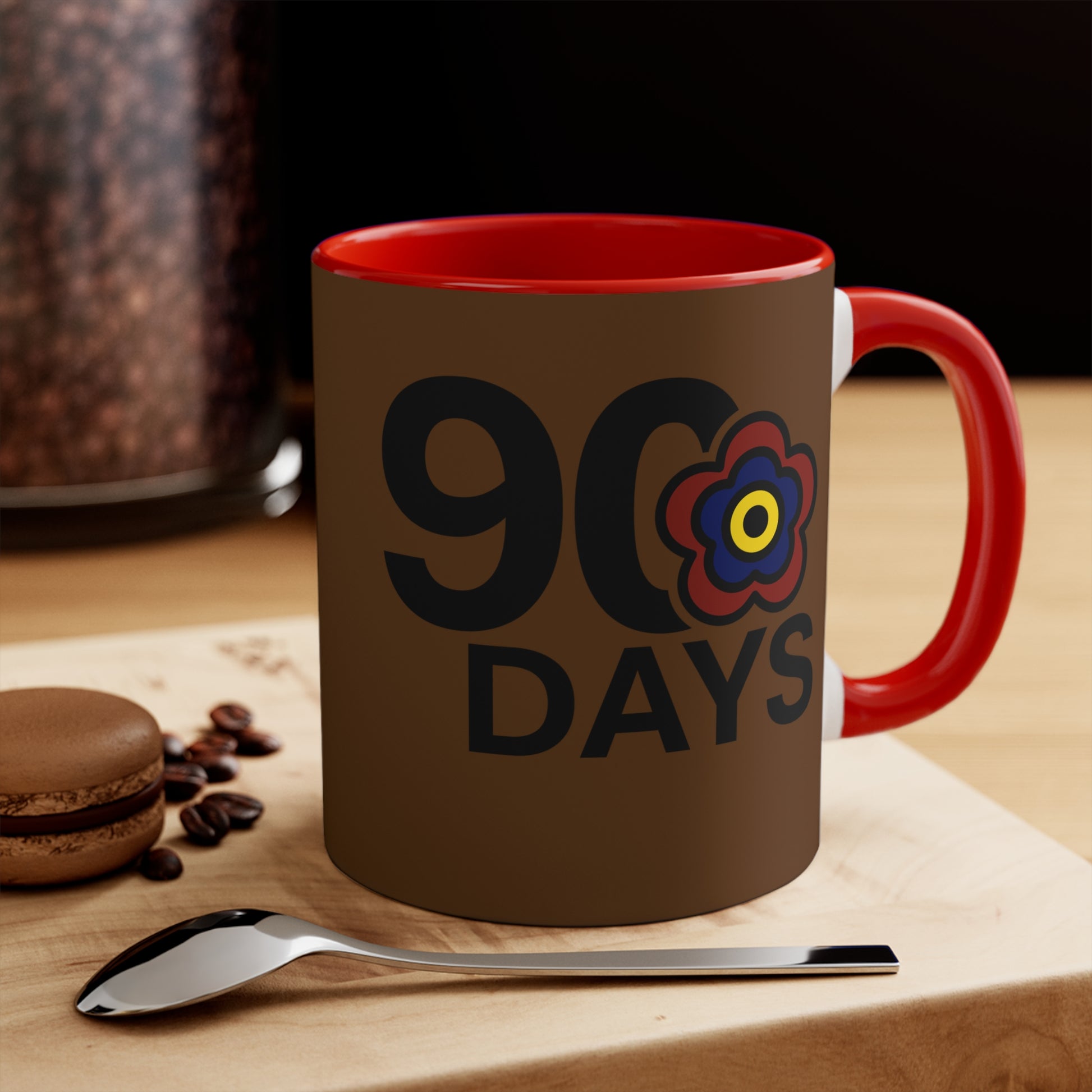 P🌺🌺P2Poppies 90 Days – Motivational Recovery Mug