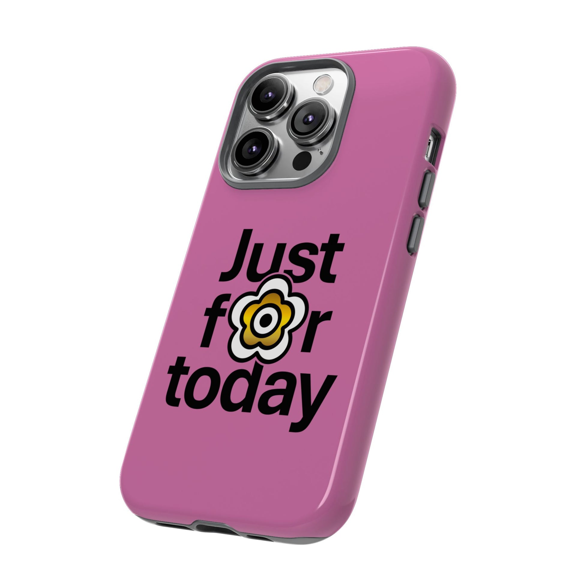 P🌺🌺P2Poppies Just for Today i-Phone Case – Inspirational Recovery Protection