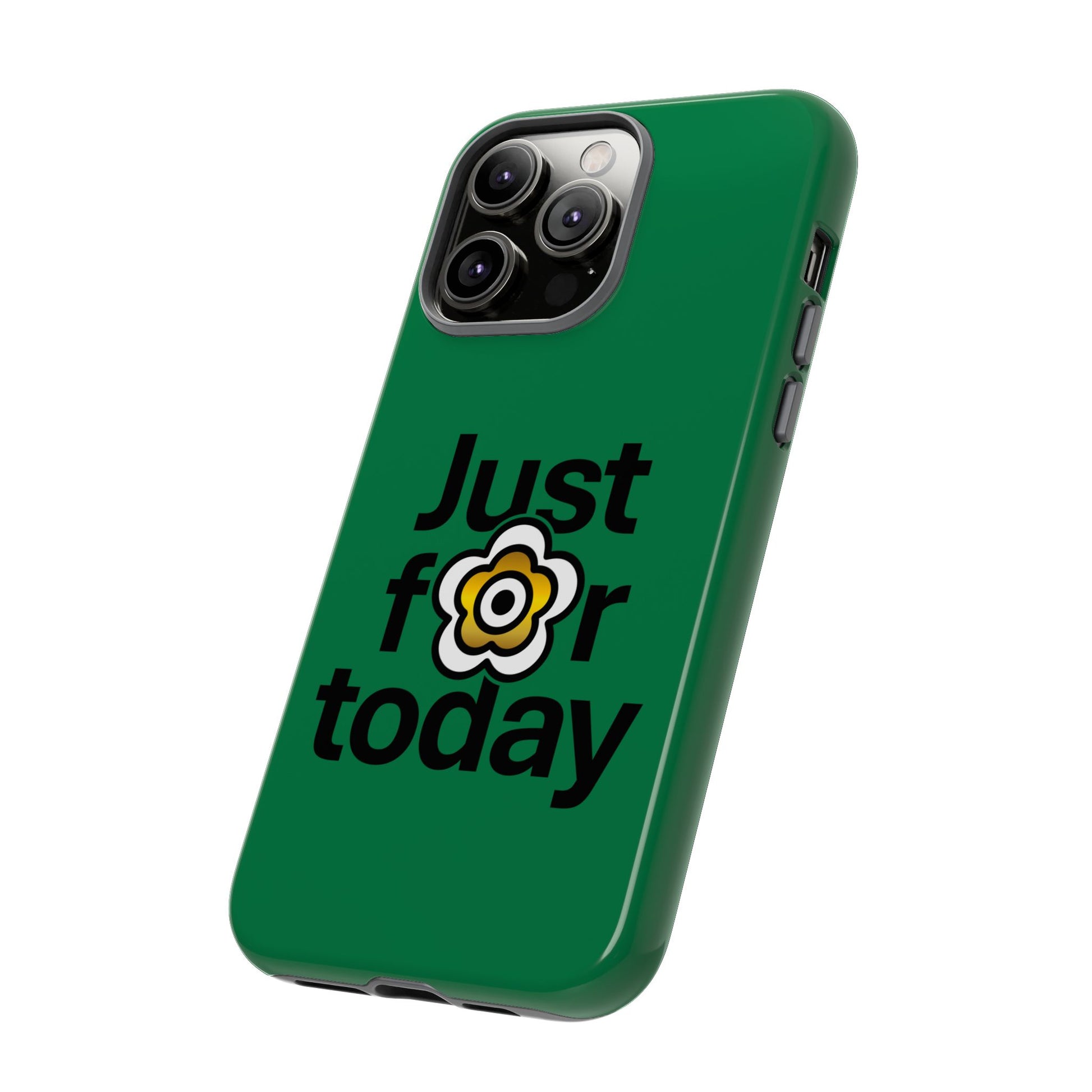 P🌺🌺P2Poppies Just for Today i-Phone Case – Inspirational Recovery Protection