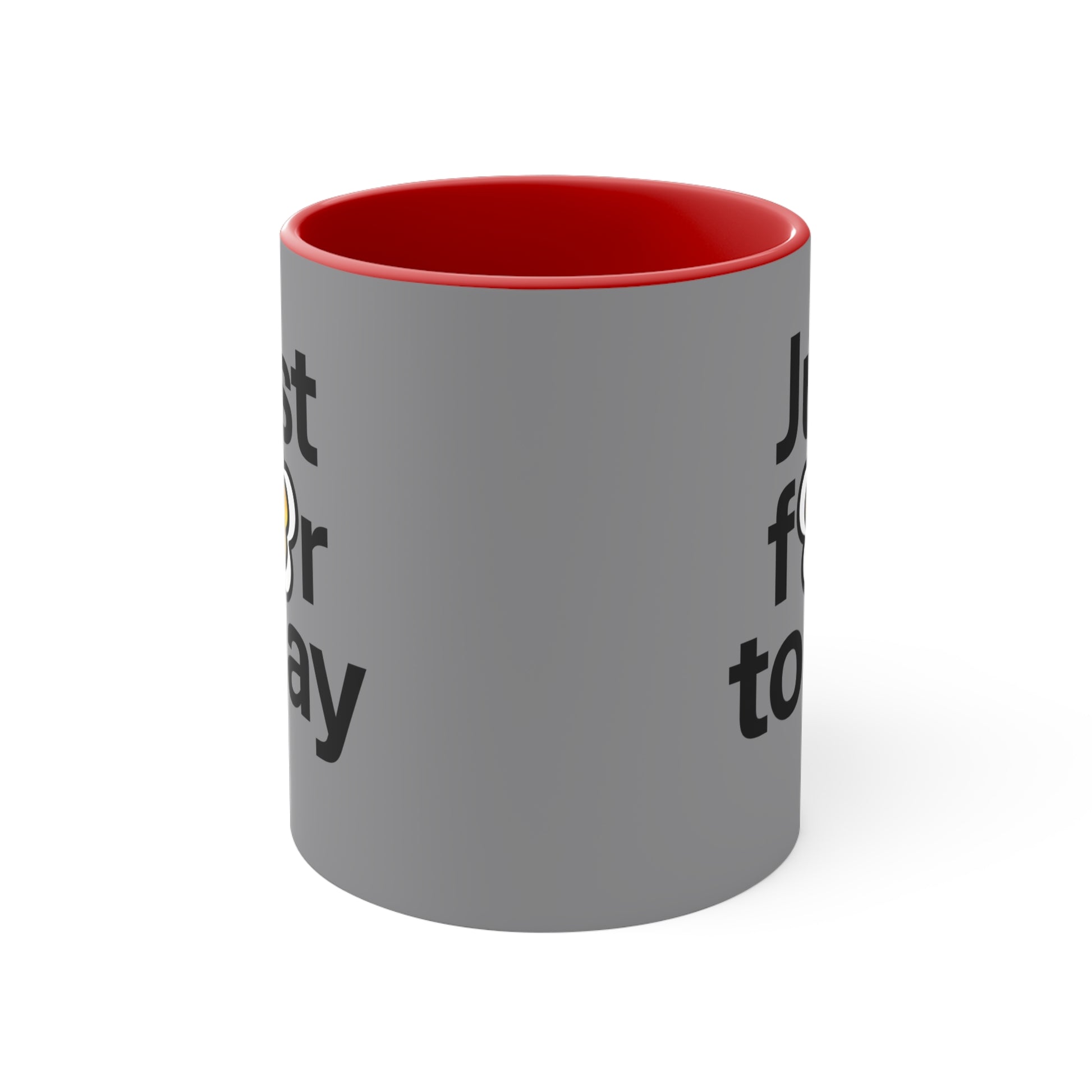 P🌺🌺P2Poppies Just for Today – Motivational Recovery Mug