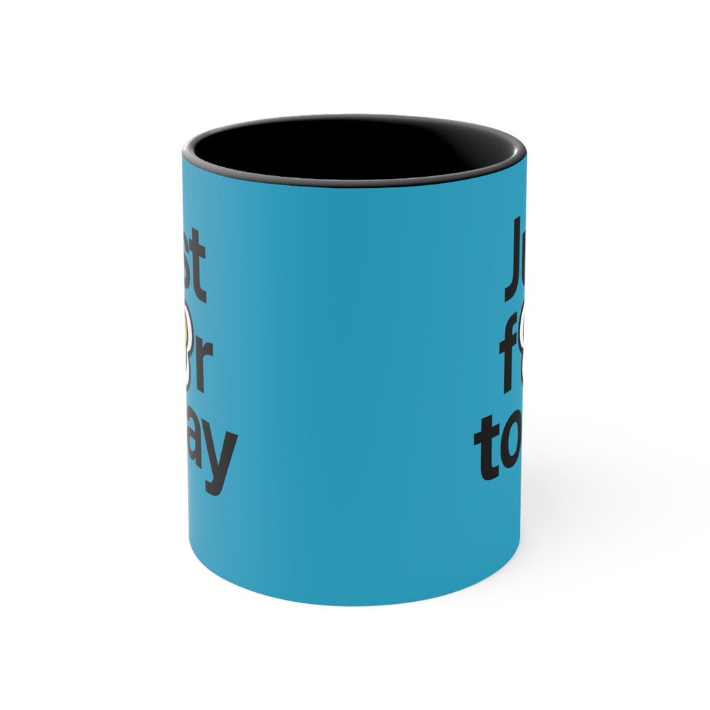 P🌺🌺P2Poppies Just for Today – Motivational Recovery Mug