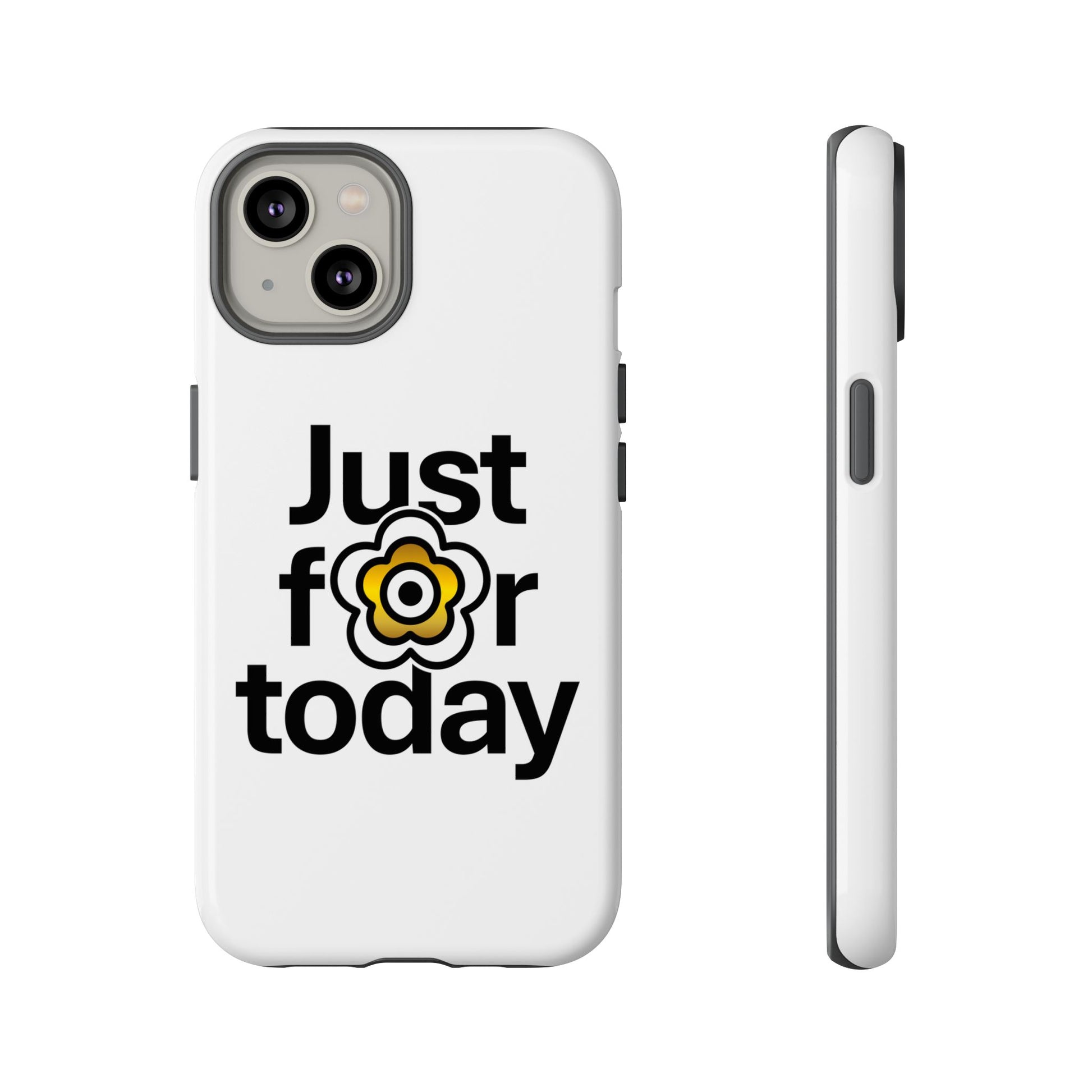 P🌺🌺P2Poppies Just for Today i-Phone Case – Inspirational Recovery Protection