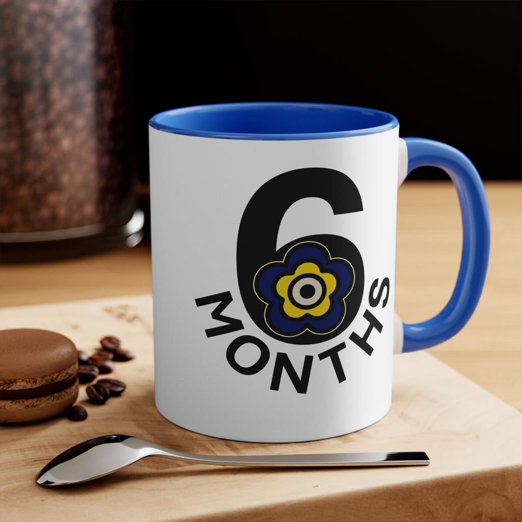 P🌺🌺P2Poppies 6 Months – Motivational Recovery Mug