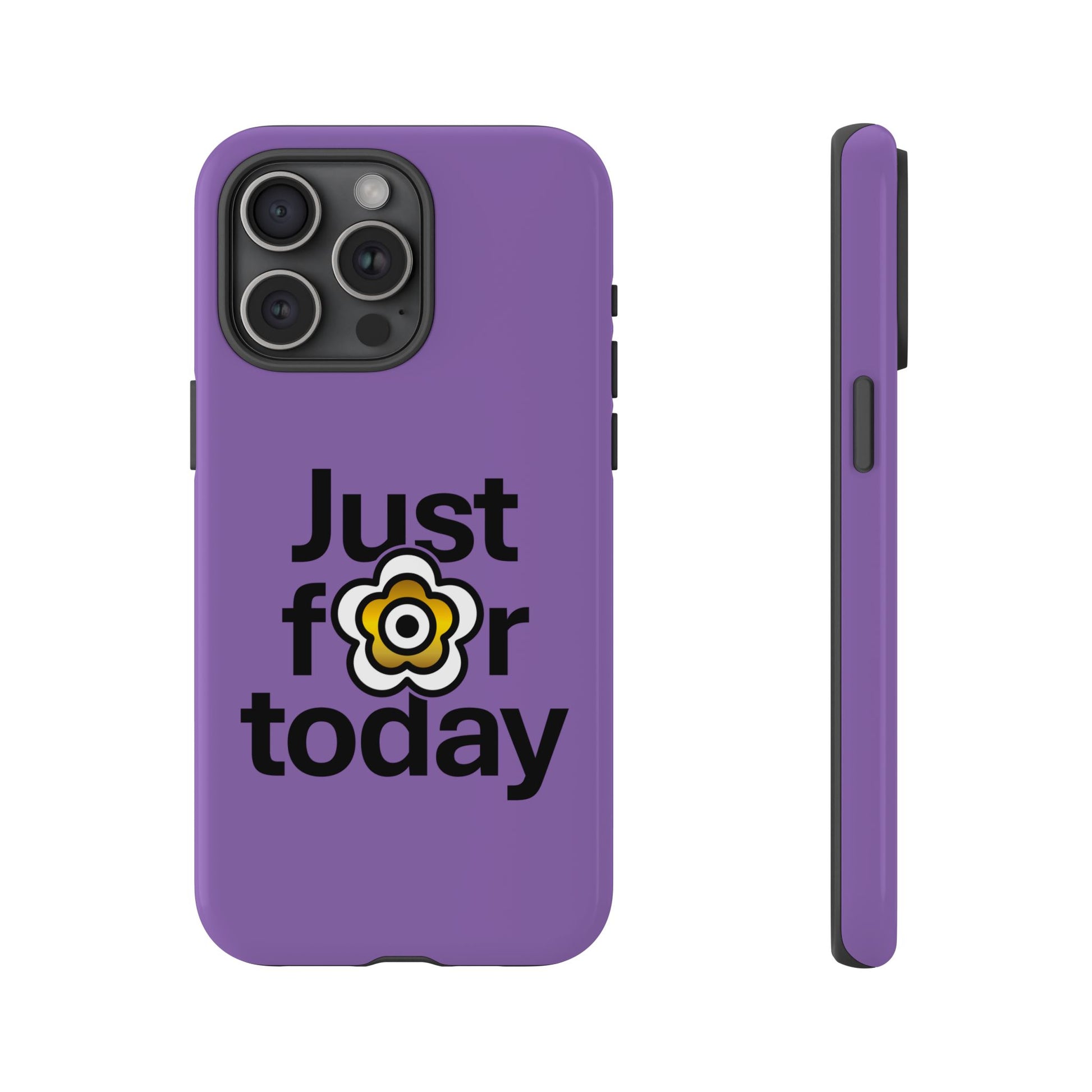 P🌺🌺P2Poppies Just for Today i-Phone Case – Inspirational Recovery Protection