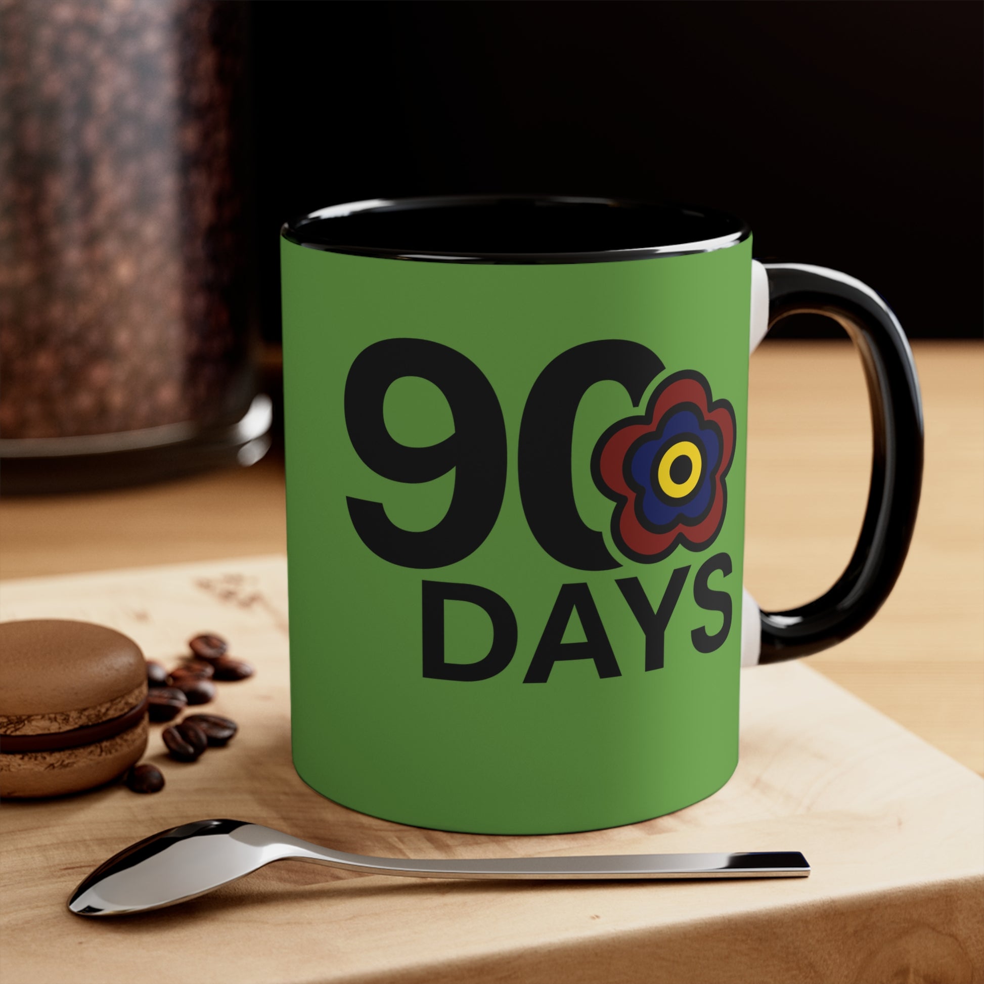 P🌺🌺P2Poppies 90 Days – Motivational Recovery Mug