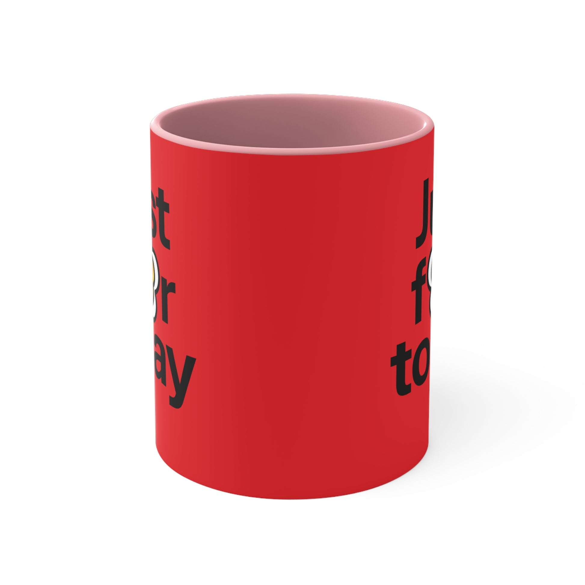 P🌺🌺P2Poppies Just for Today – Motivational Recovery Mug