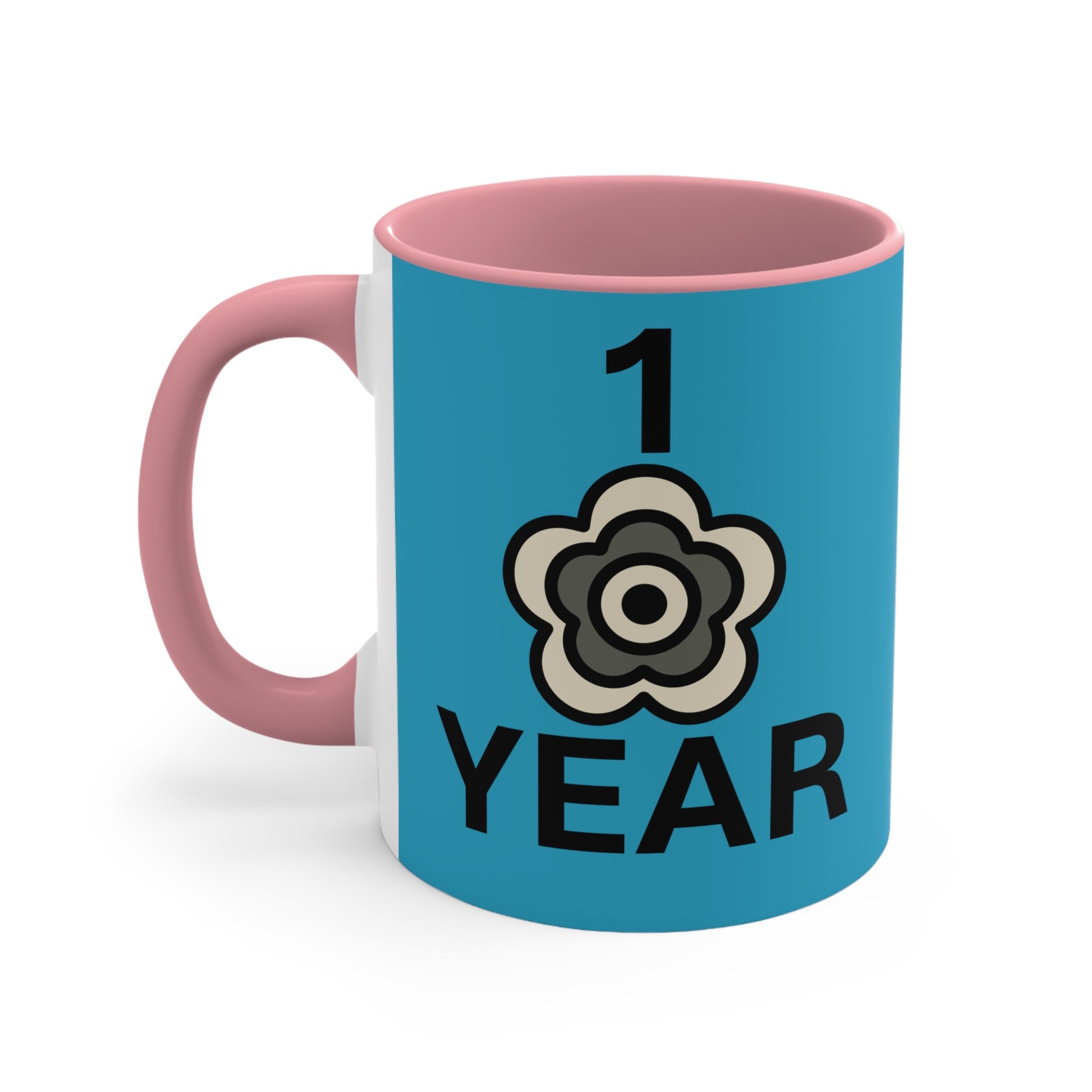 P🌺🌺P2Poppies 1 Year – Motivational Recovery Mug