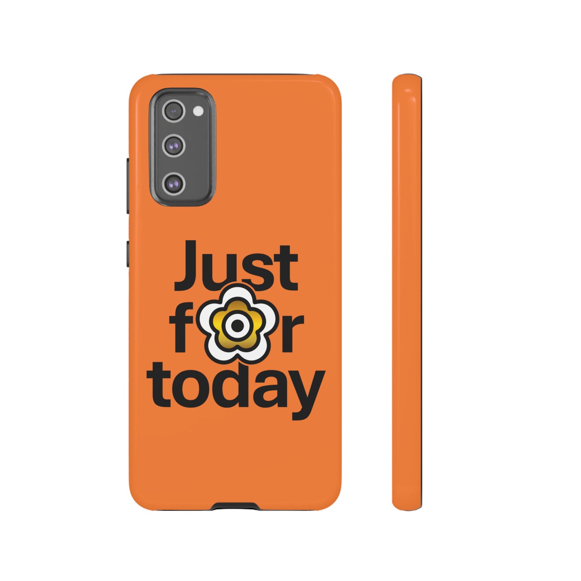 P🌺🌺P2Poppies Just for Today Samsung Phone Case – Inspirational Recovery Protection