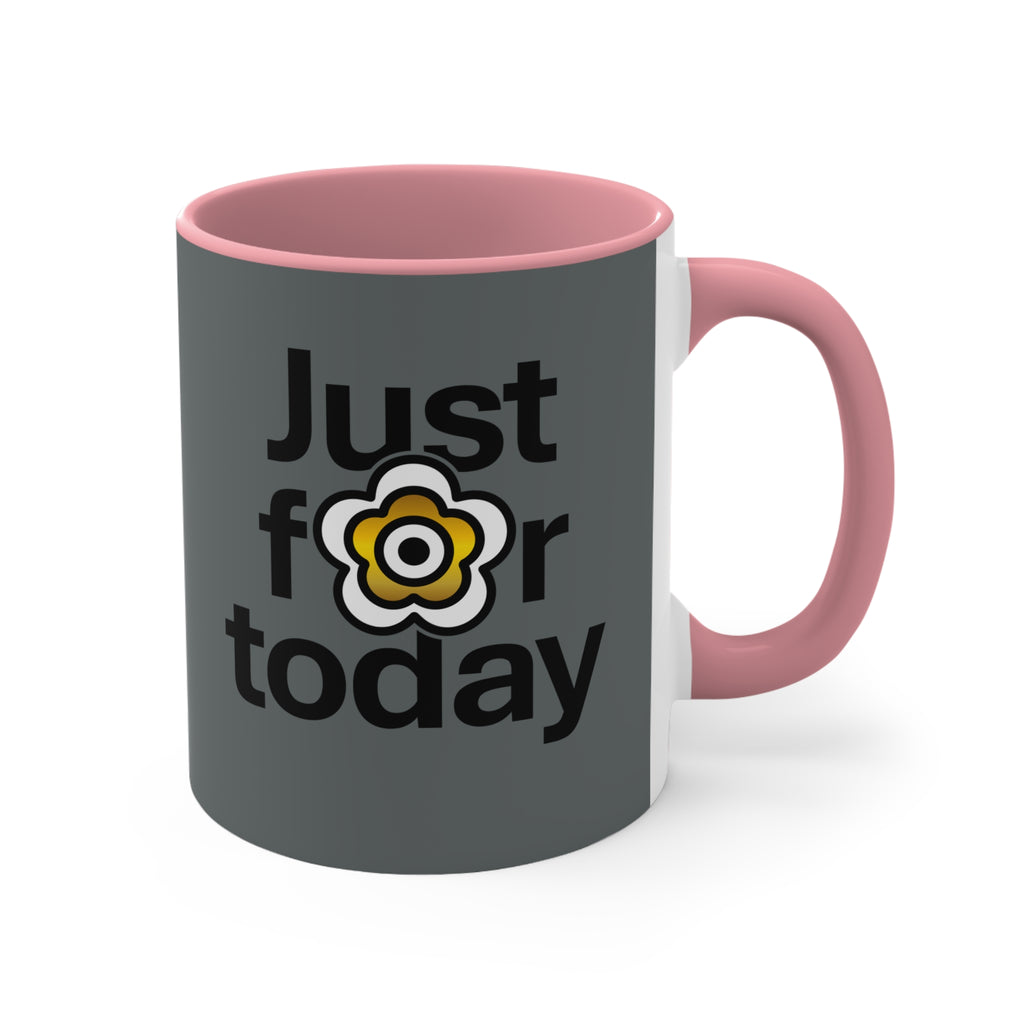 P🌺🌺P2Poppies Just for Today – Motivational Recovery Mug