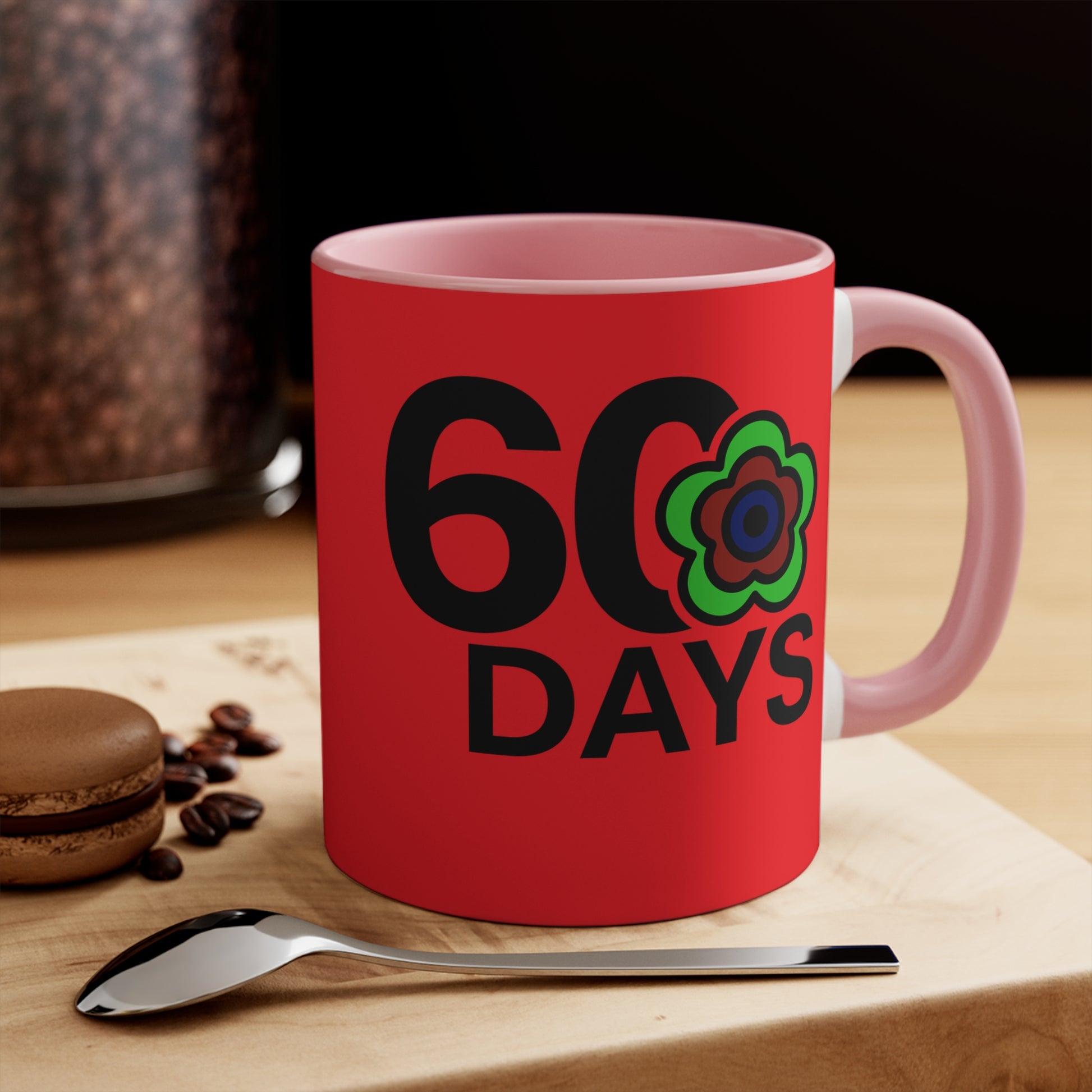 P🌺🌺P2Poppies 60 Days – Motivational Recovery Mug