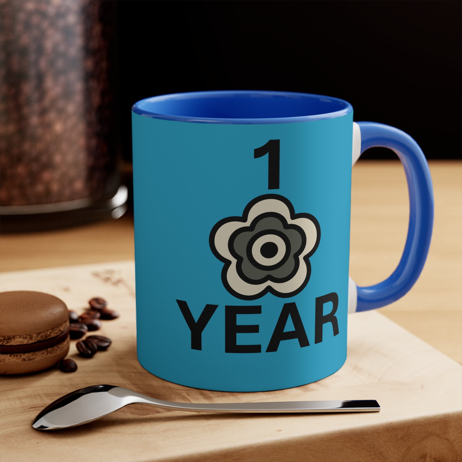 P🌺🌺P2Poppies 1 Year – Motivational Recovery Mug