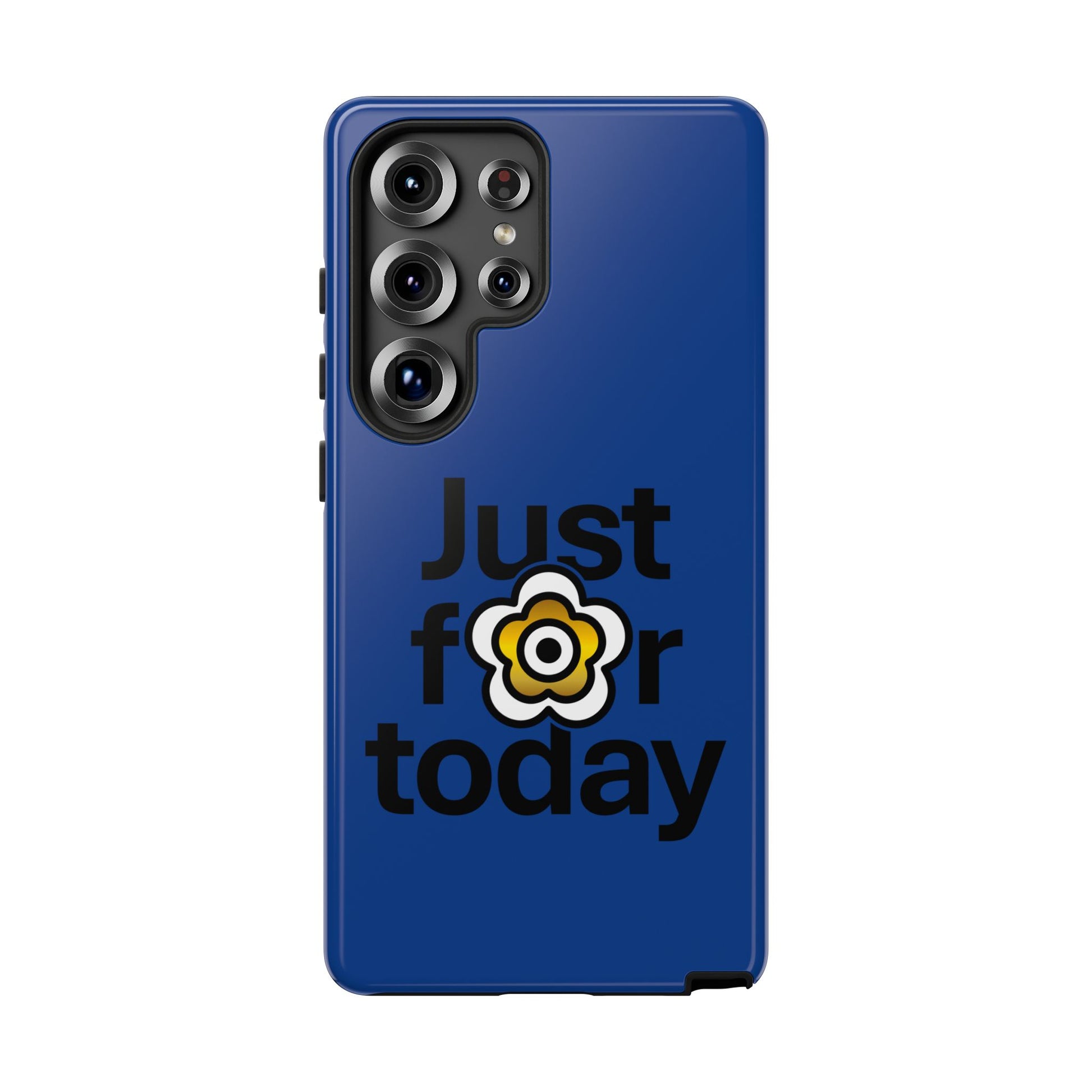 P🌺🌺P2Poppies Just for Today Samsung Phone Case – Inspirational Recovery Protection