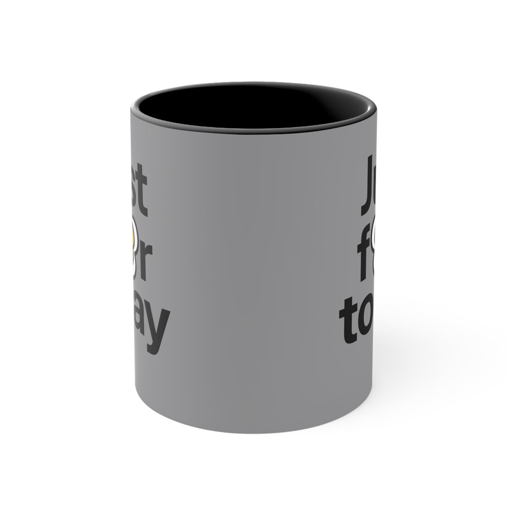 P🌺🌺P2Poppies Just for Today – Motivational Recovery Mug