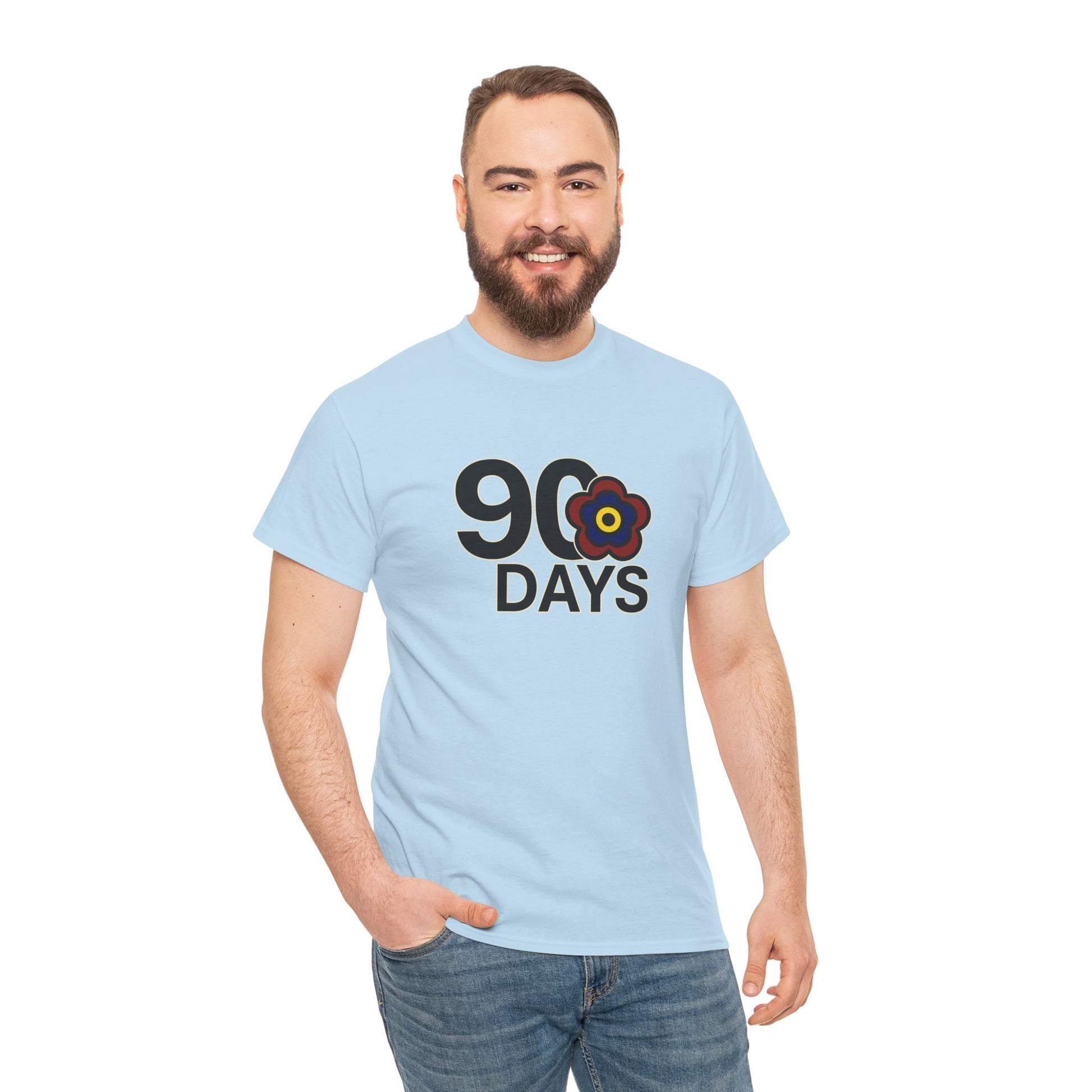 P🌺🌺P2Poppies 90 Days Sober – Motivational Recovery T-Shirt