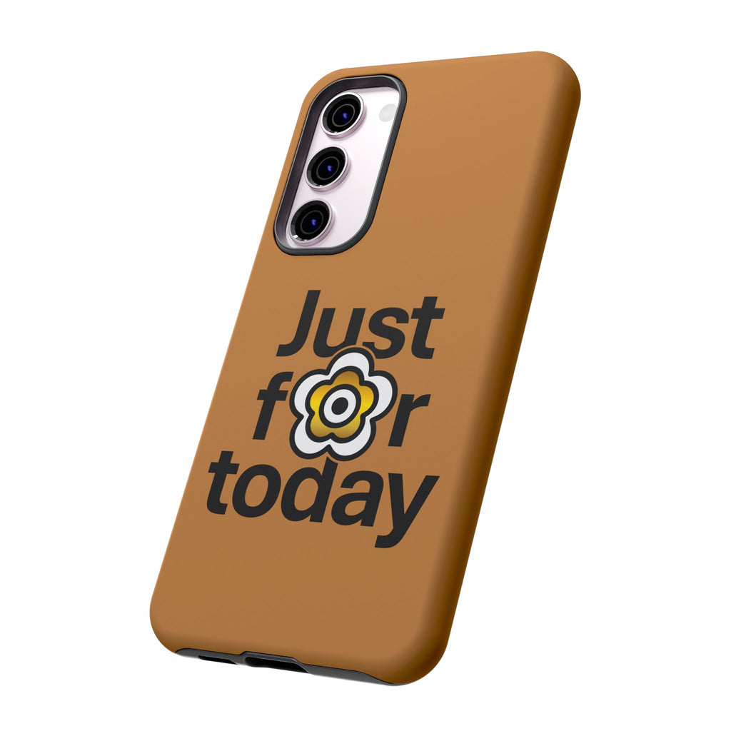 P🌺🌺P2Poppies Just for Today Samsung Phone Case – Inspirational Recovery Protection