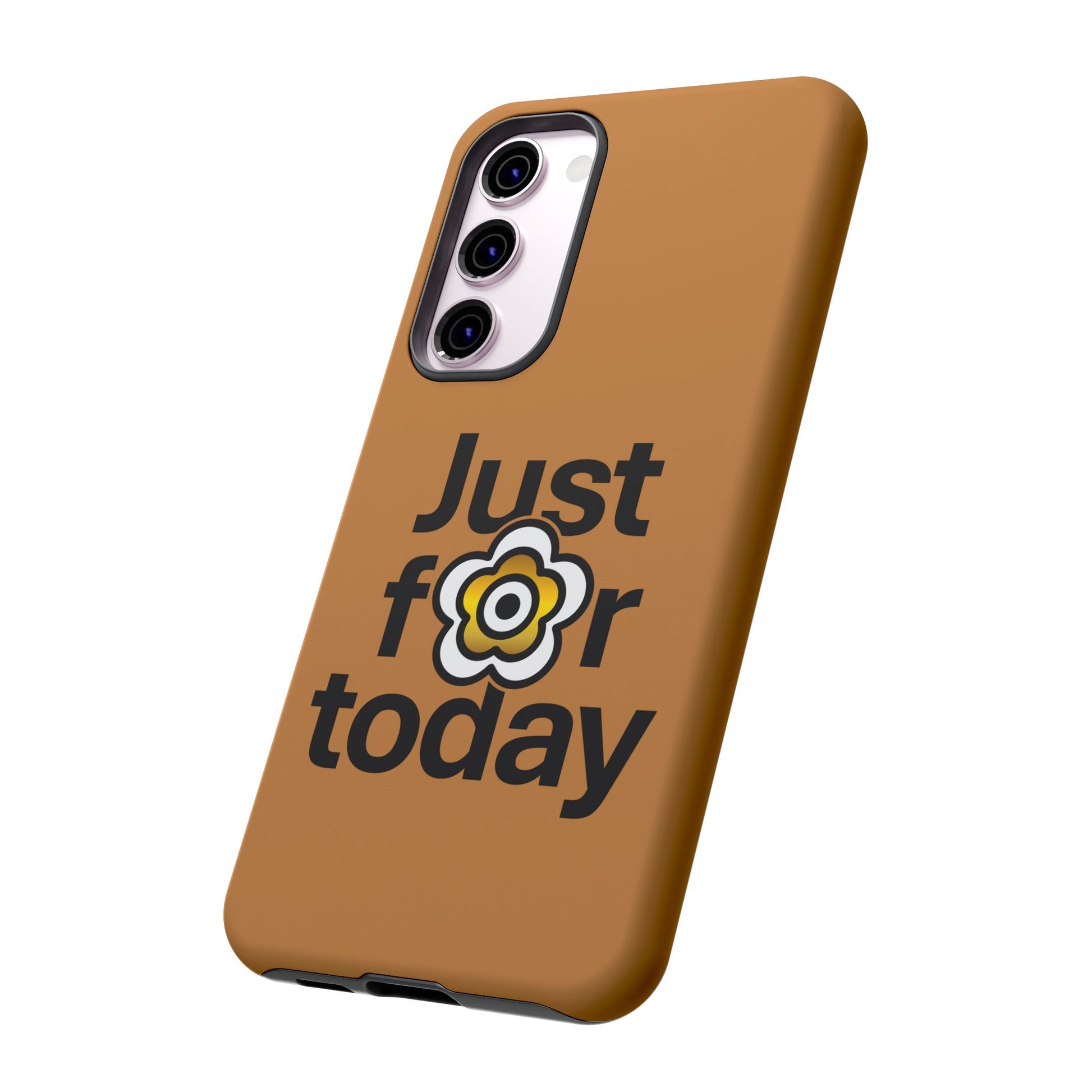 P🌺🌺P2Poppies Just for Today Samsung Phone Case – Inspirational Recovery Protection