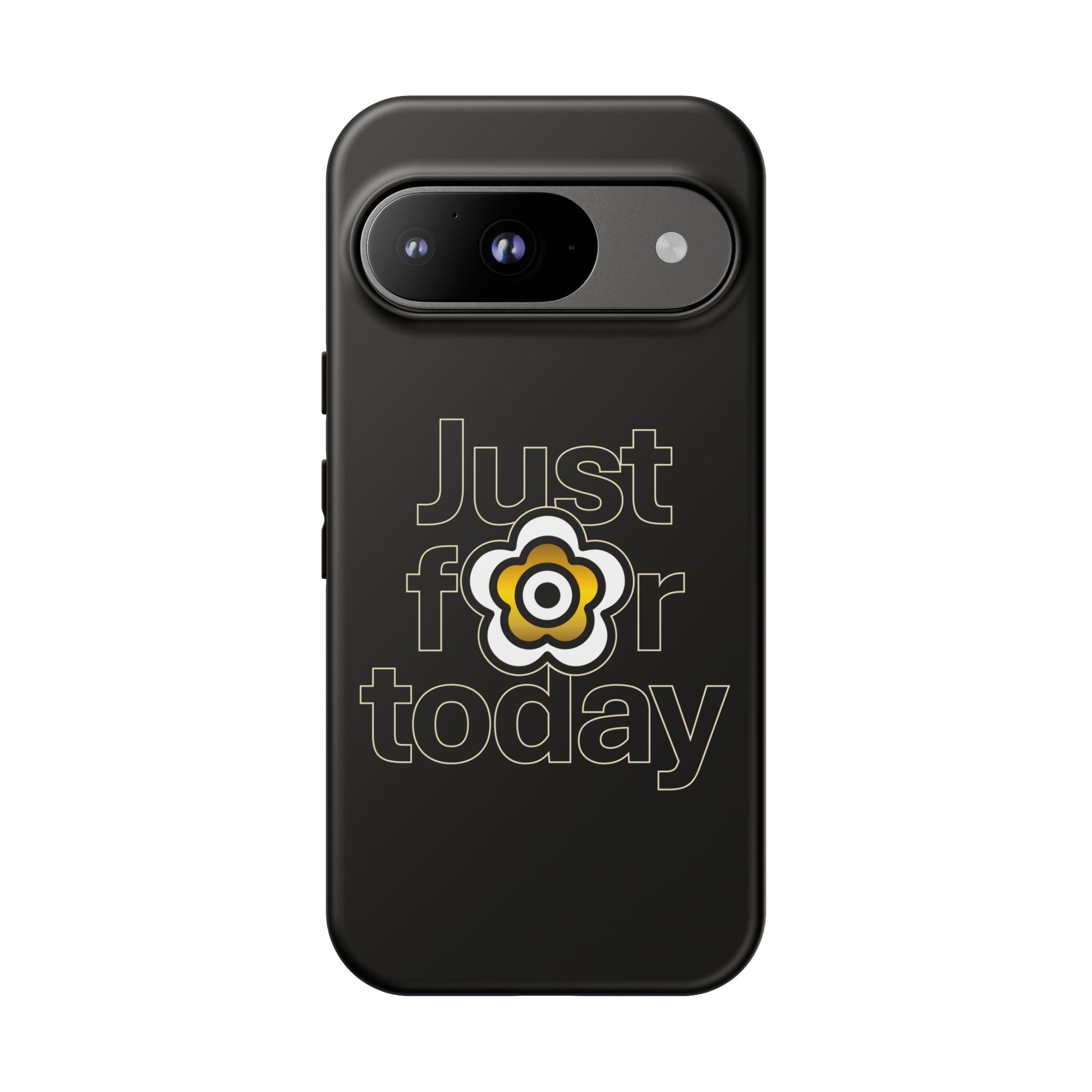 P🌺🌺P2Poppies Just for Today Google Phone Case – Inspirational Recovery Protection