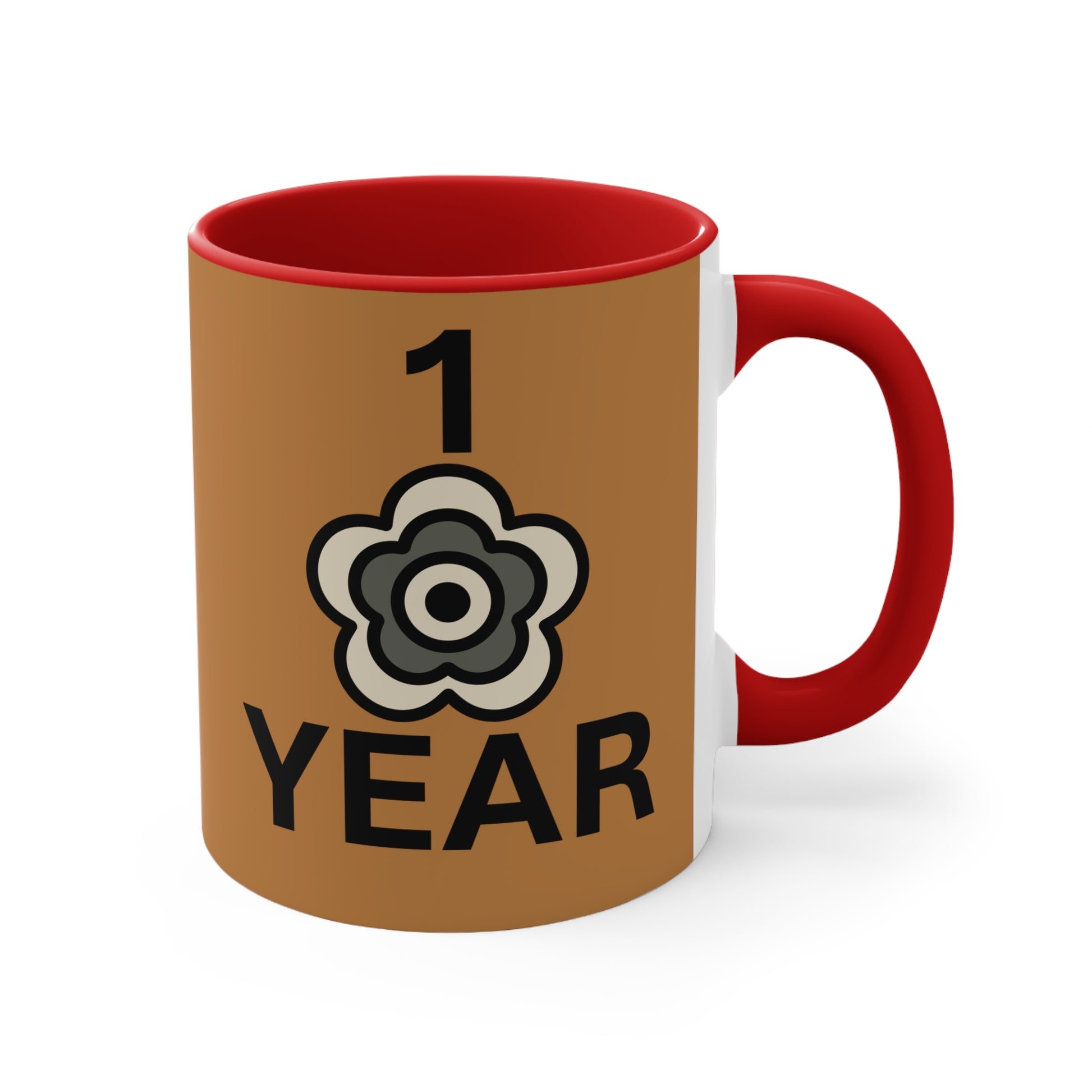 P🌺🌺P2Poppies 1 Year – Motivational Recovery Mug