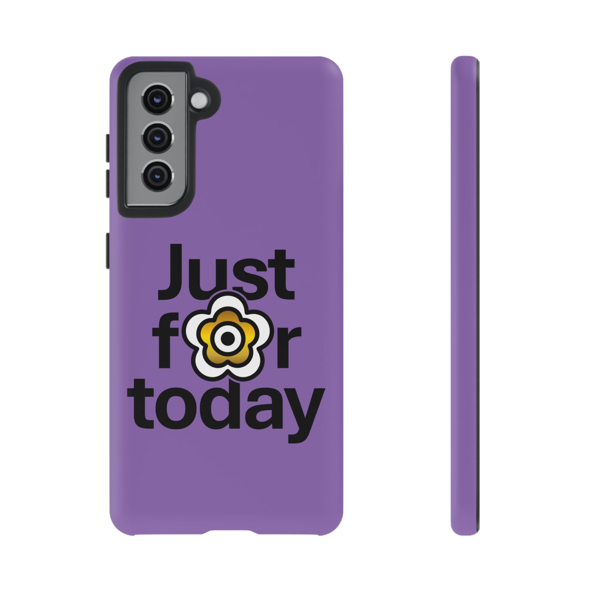 P🌺🌺P2Poppies Just for Today Samsung Phone Case – Inspirational Recovery Protection