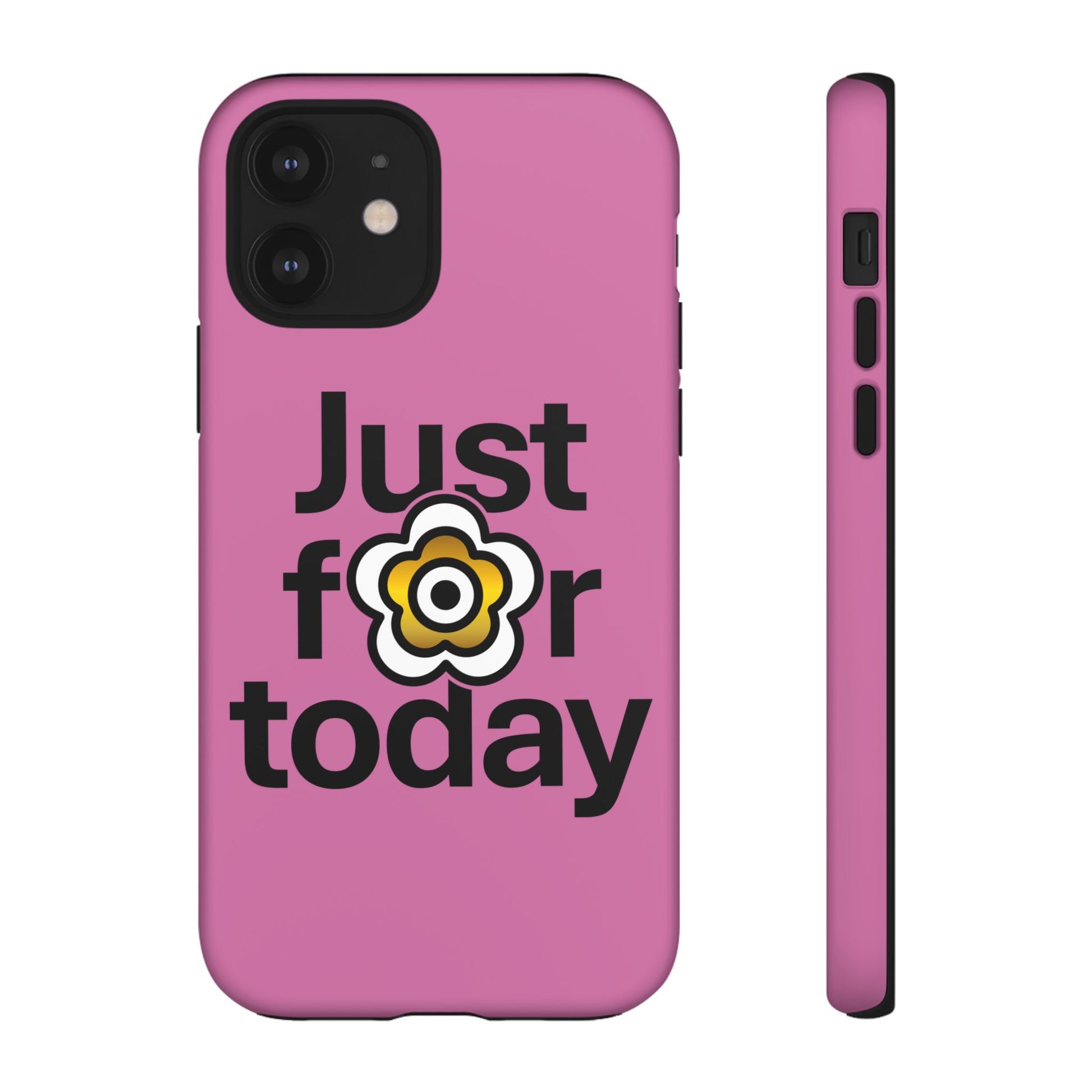 P🌺🌺P2Poppies Just for Today i-Phone Case – Inspirational Recovery Protection