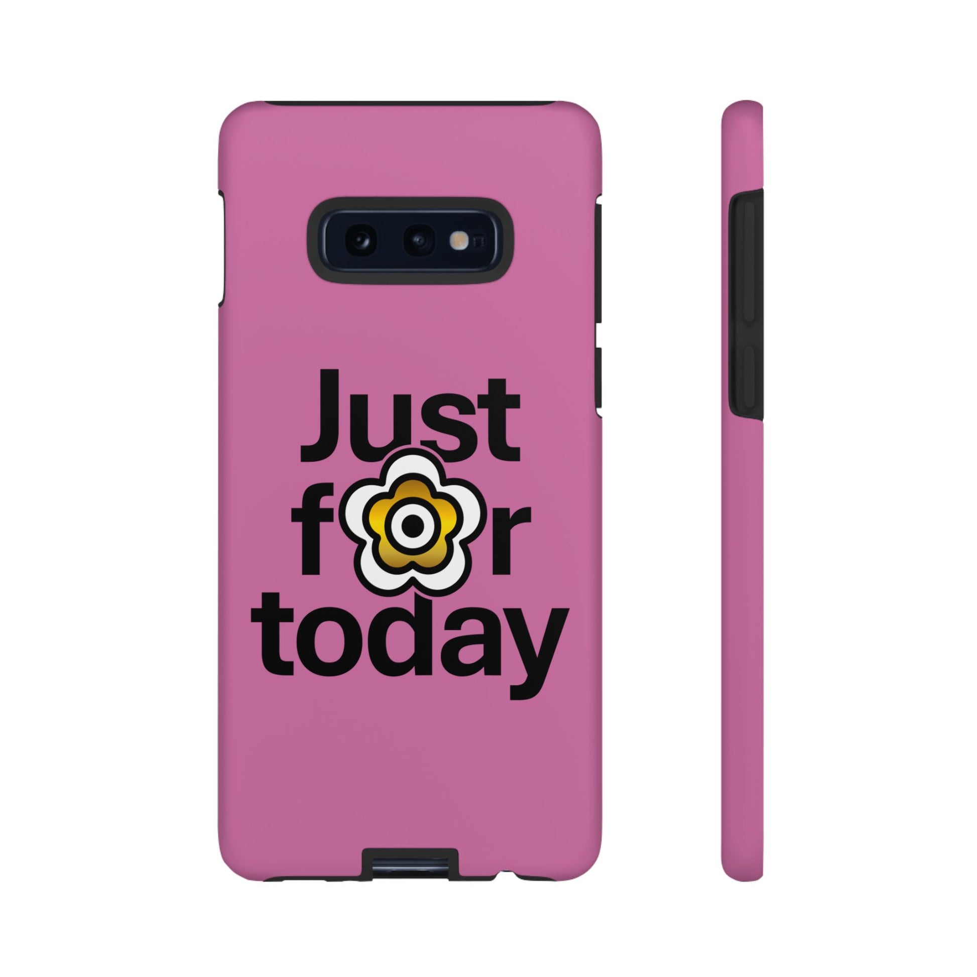 P🌺🌺P2Poppies Just for Today Samsung Phone Case – Inspirational Recovery Protection