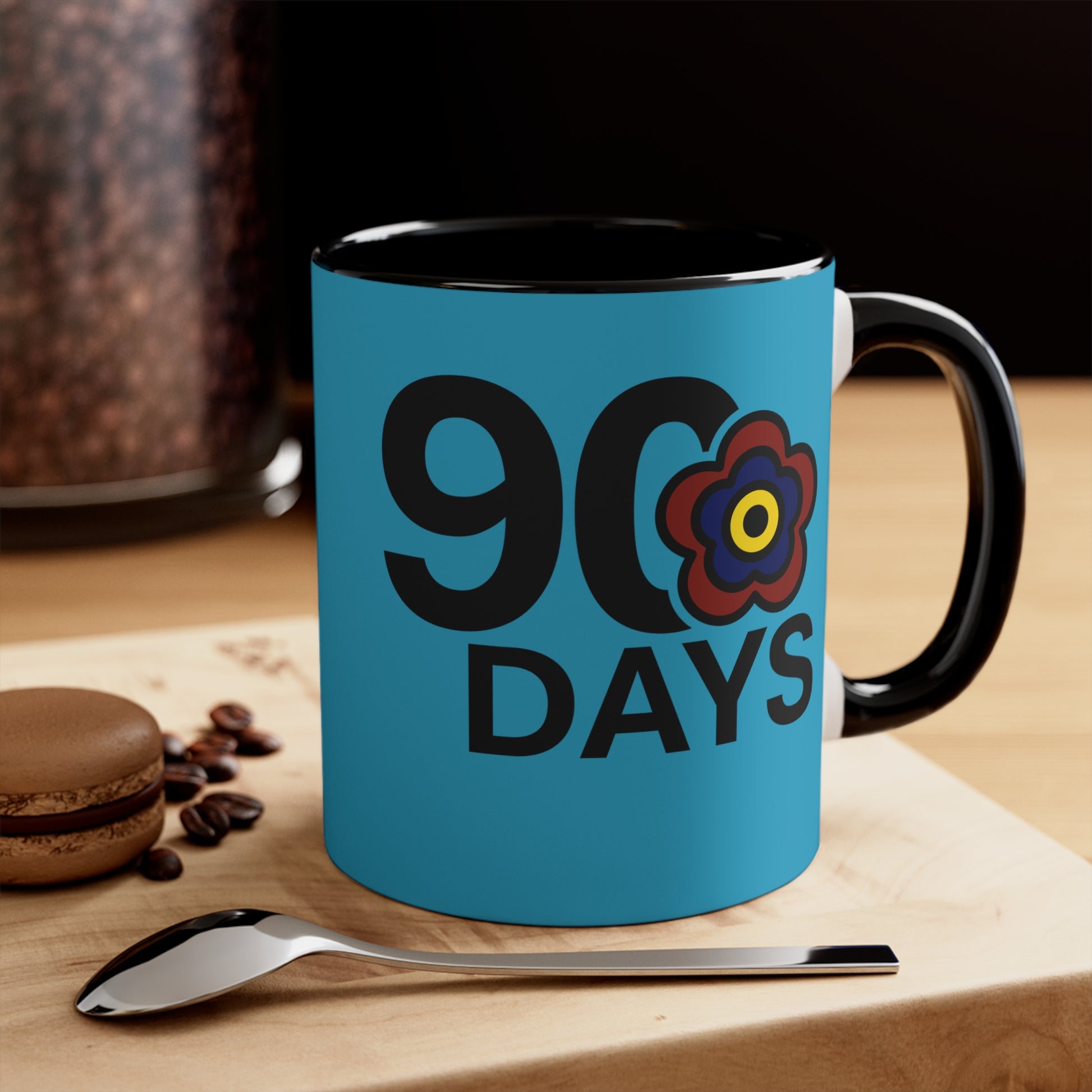 P🌺🌺P2Poppies 90 Days – Motivational Recovery Mug