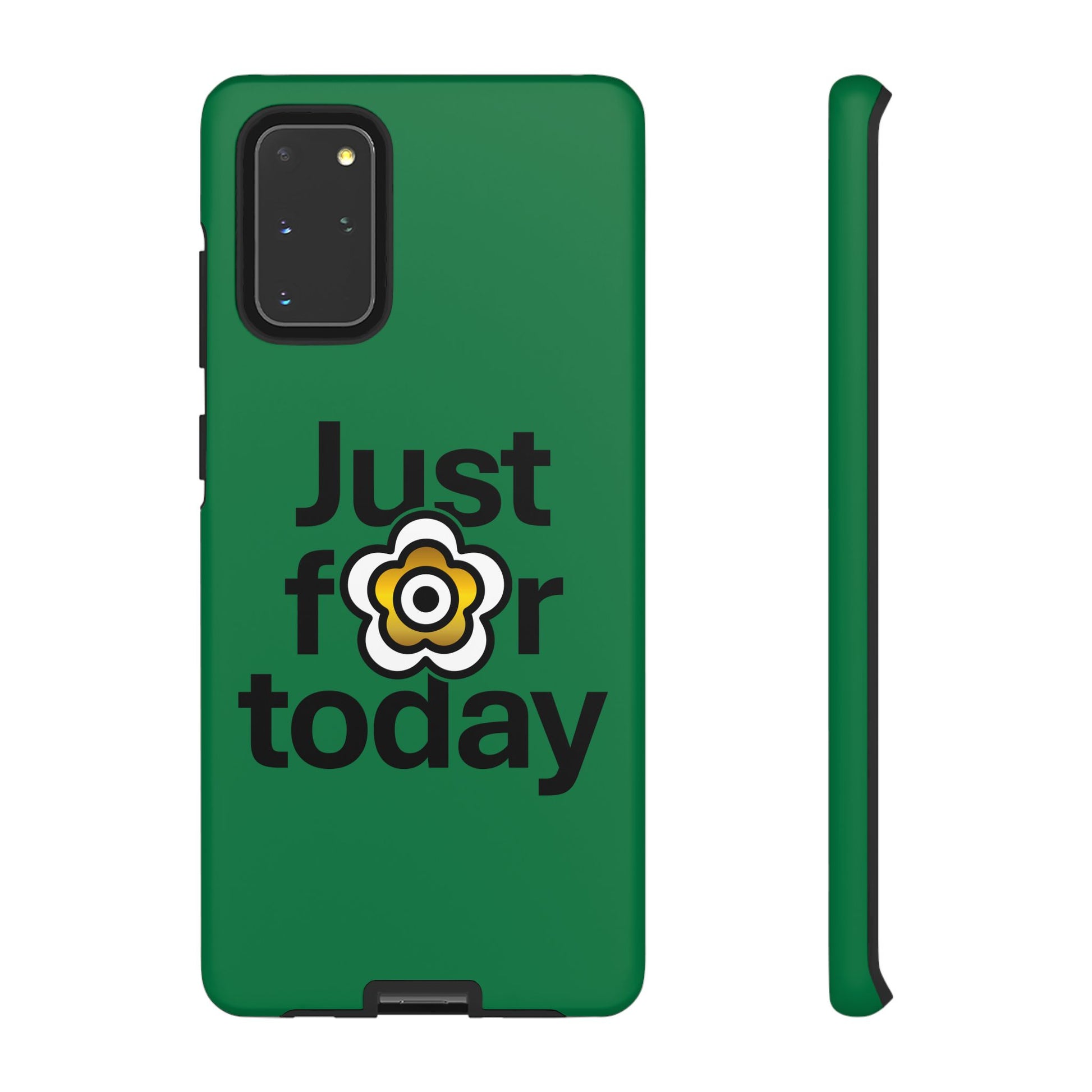 P🌺🌺P2Poppies Just for Today Samsung Phone Case – Inspirational Recovery Protection