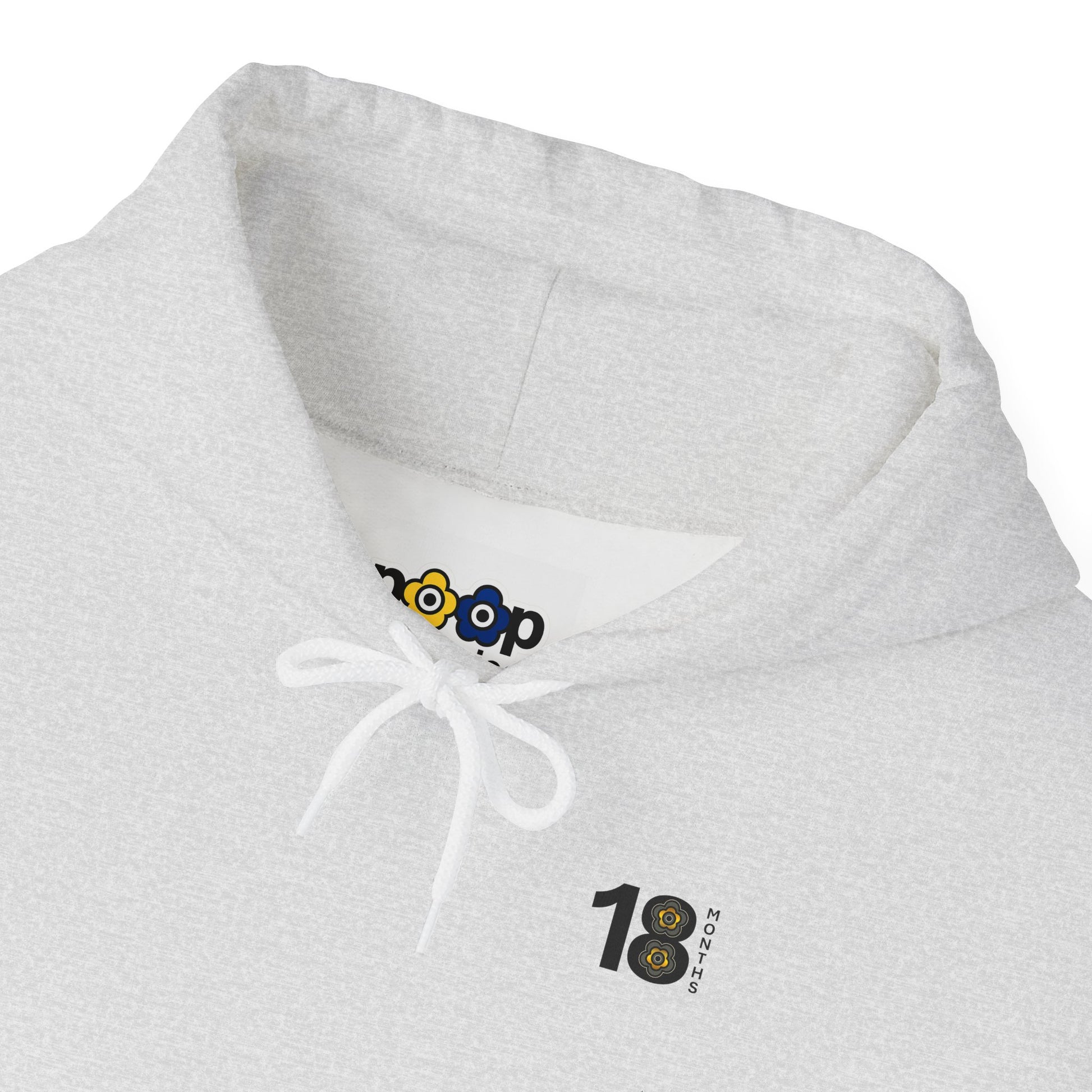 P🌺🌺P2Poppies 18 Months Sober Hoodie – Recovery Milestone Sweatshirt