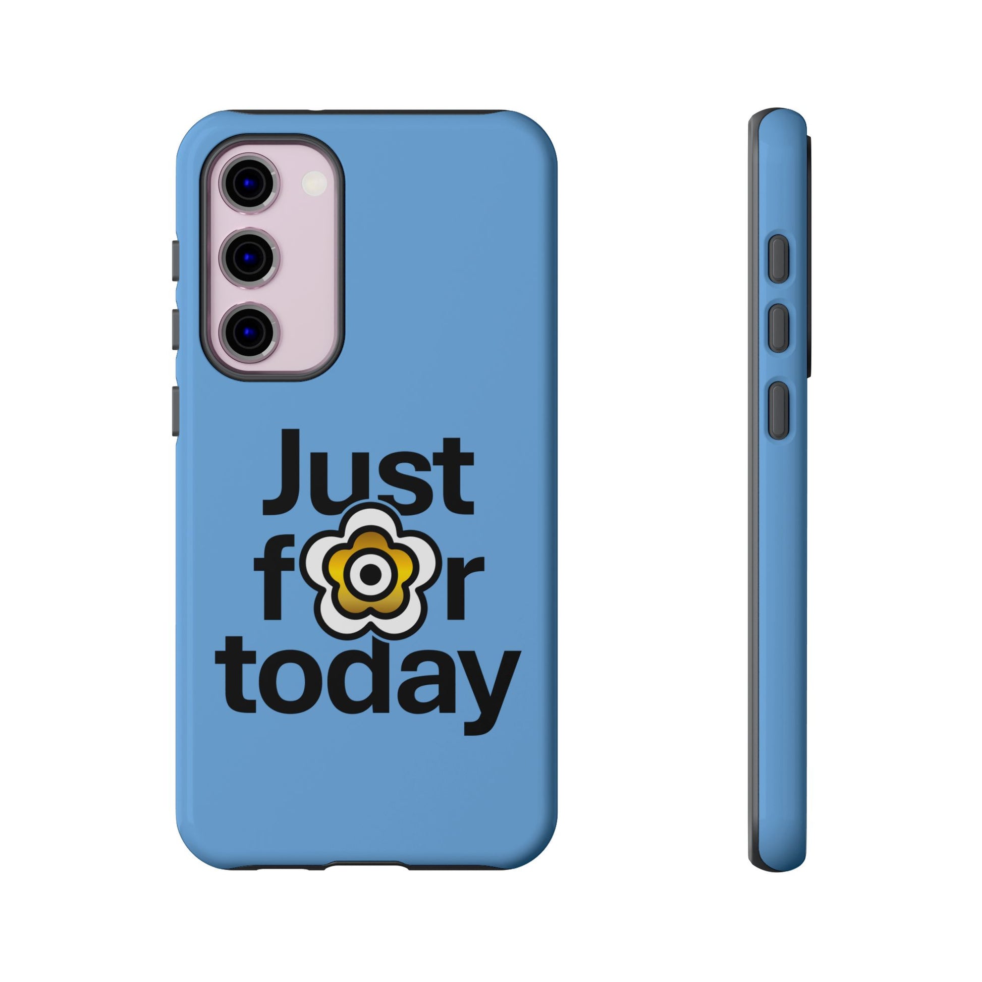 P🌺🌺P2Poppies Just for Today Samsung Phone Case – Inspirational Recovery Protection