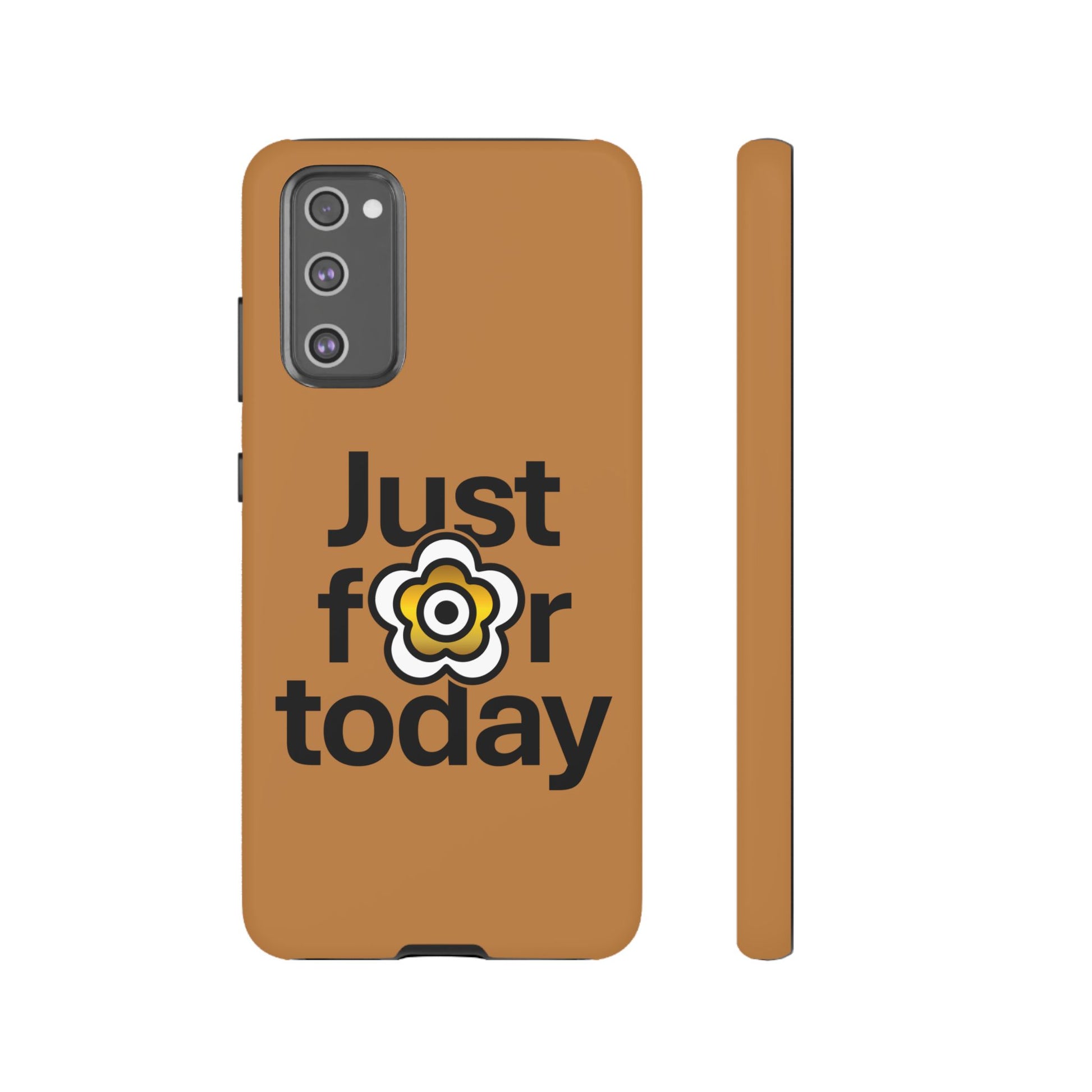 P🌺🌺P2Poppies Just for Today Samsung Phone Case – Inspirational Recovery Protection