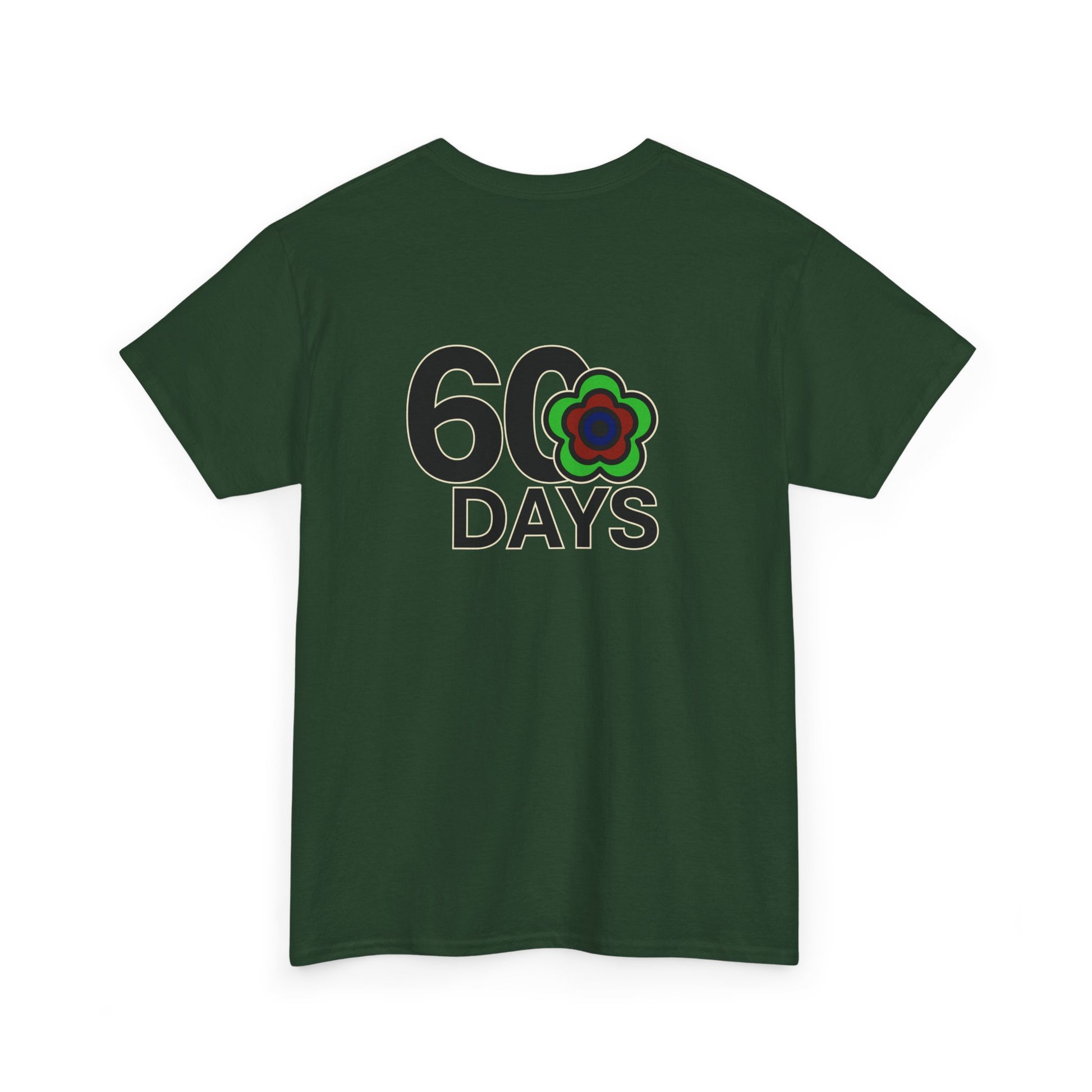 P🌺🌺P2Poppies 60 Days Sober – Motivational Recovery T-Shirt