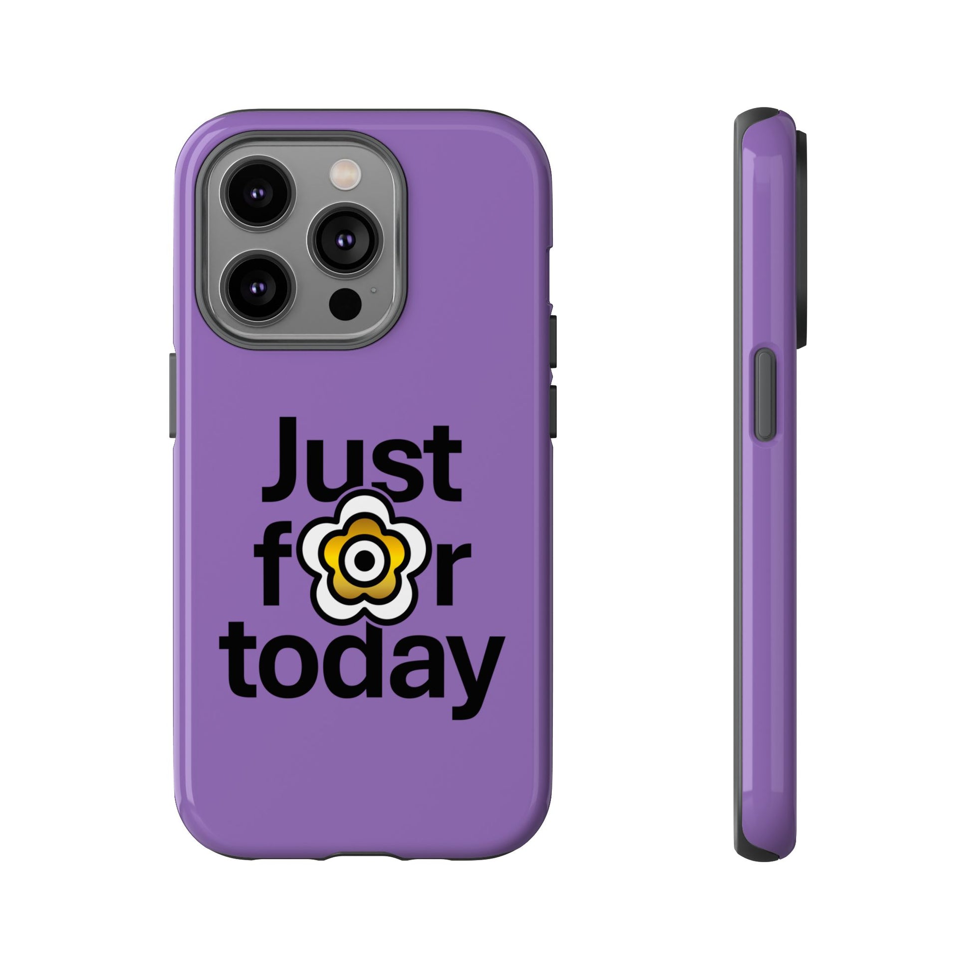 P🌺🌺P2Poppies Just for Today i-Phone Case – Inspirational Recovery Protection