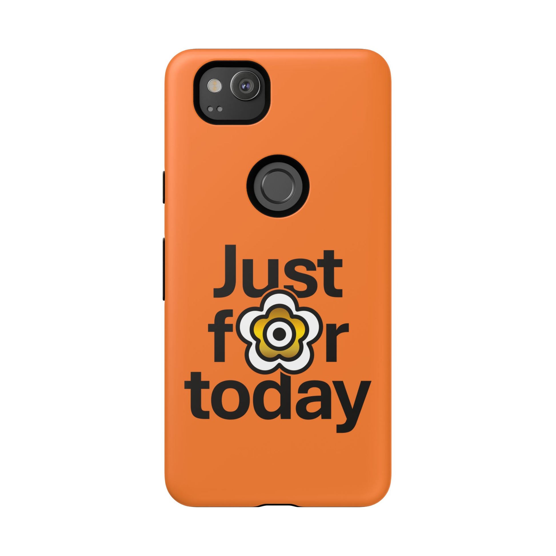 P🌺🌺P2Poppies Just for Today Google Phone Case – Inspirational Recovery Protection