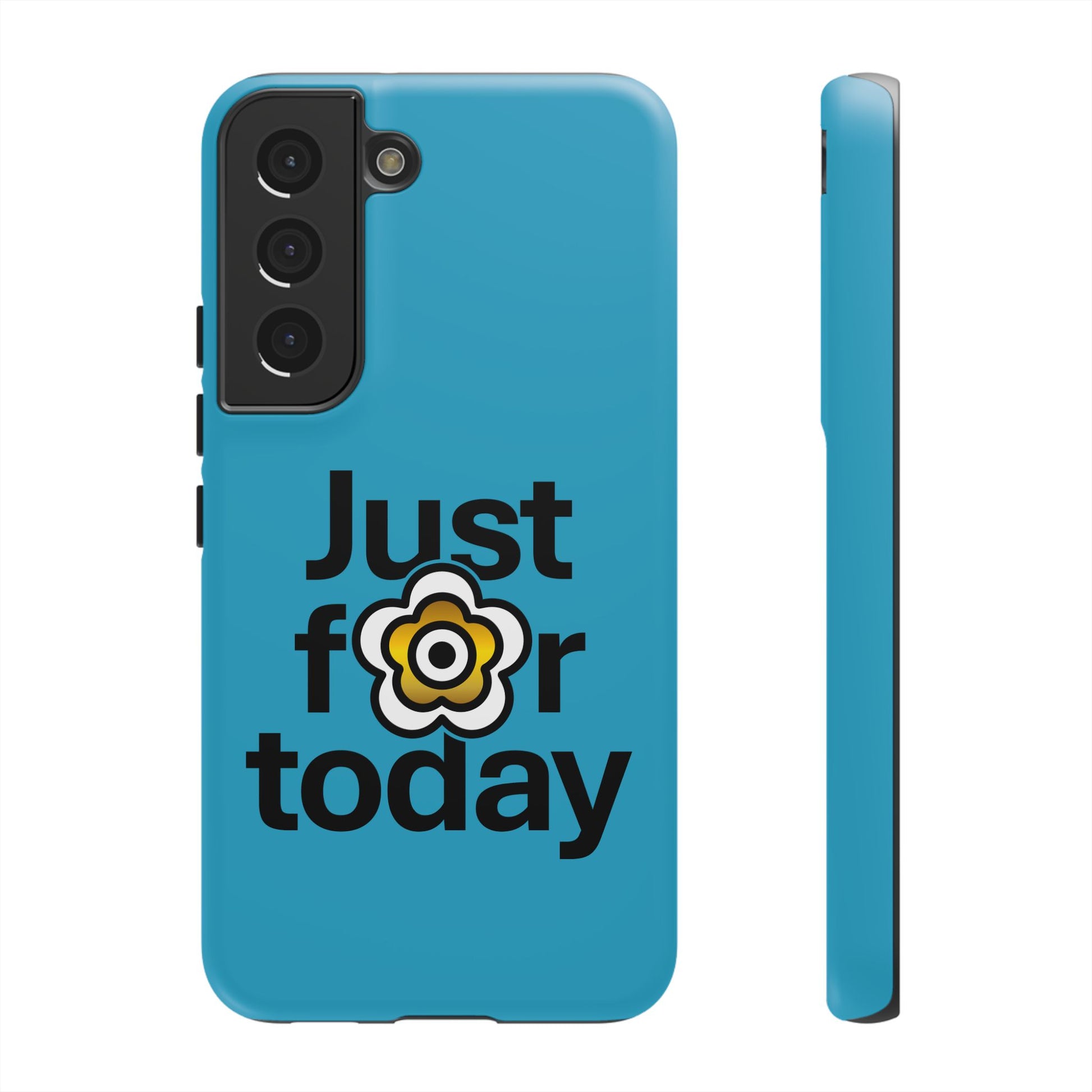 P🌺🌺P2Poppies Just for Today Samsung Phone Case – Inspirational Recovery Protection