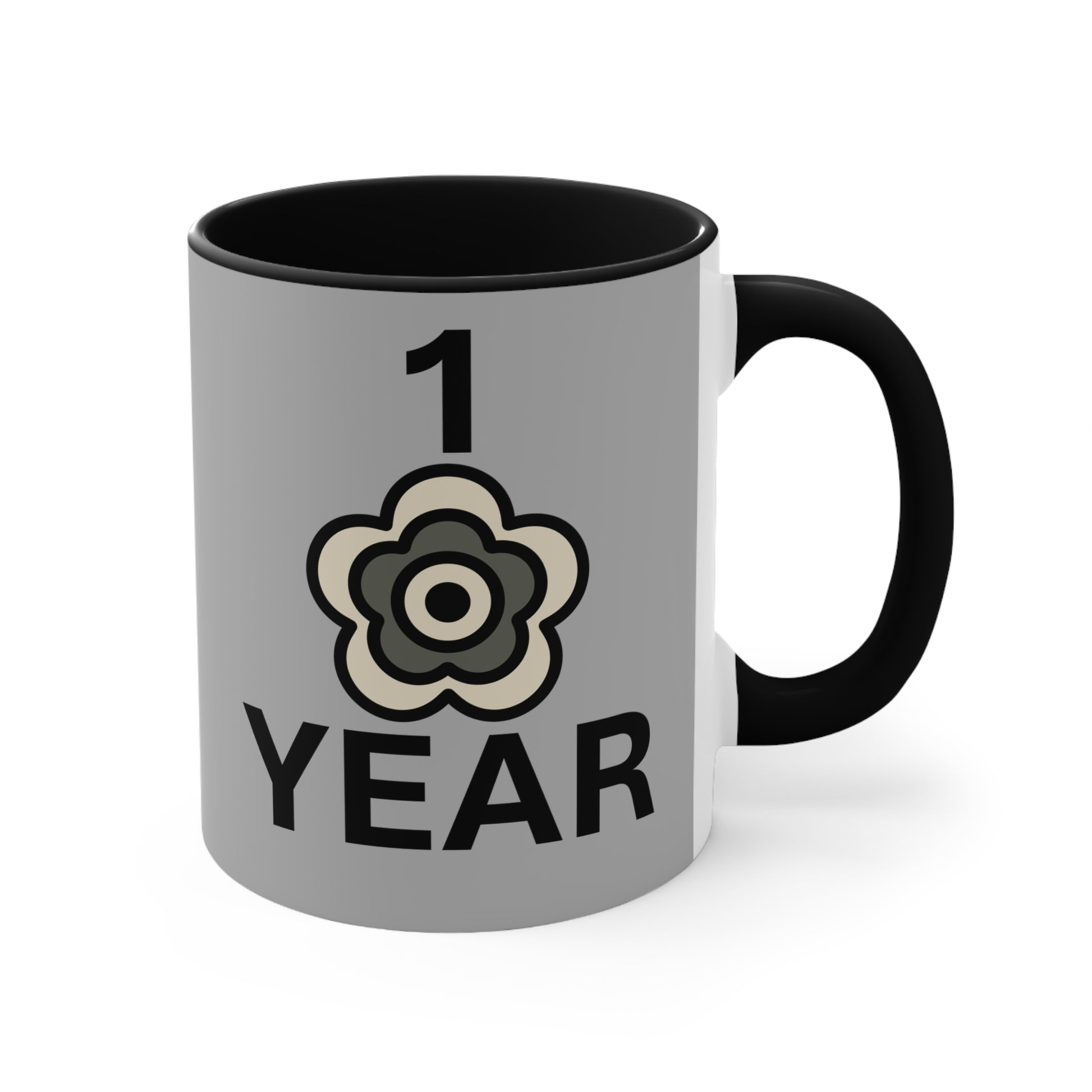 P🌺🌺P2Poppies 1 Year – Motivational Recovery Mug