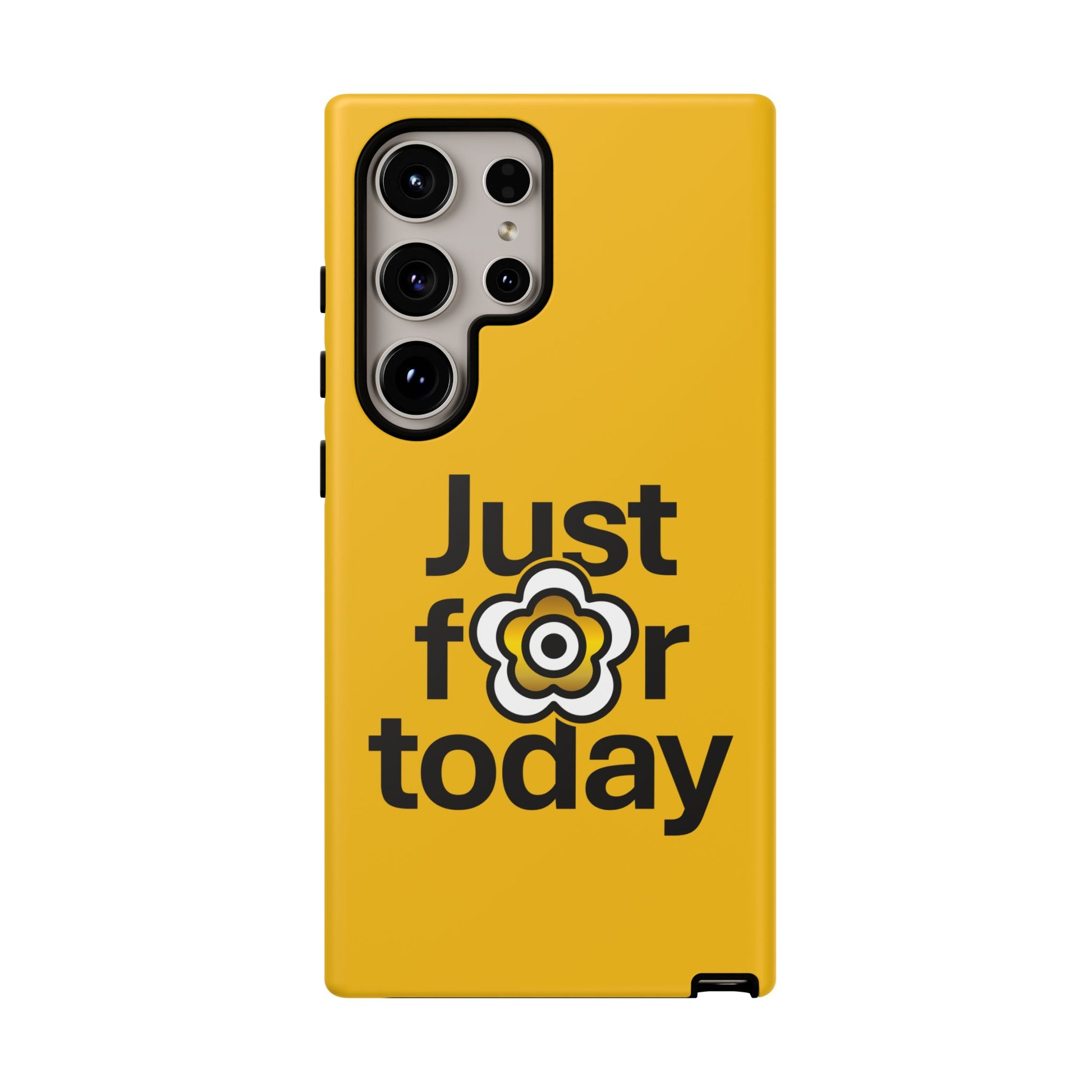 P🌺🌺P2Poppies Just for Today Samsung Phone Case – Inspirational Recovery Protection