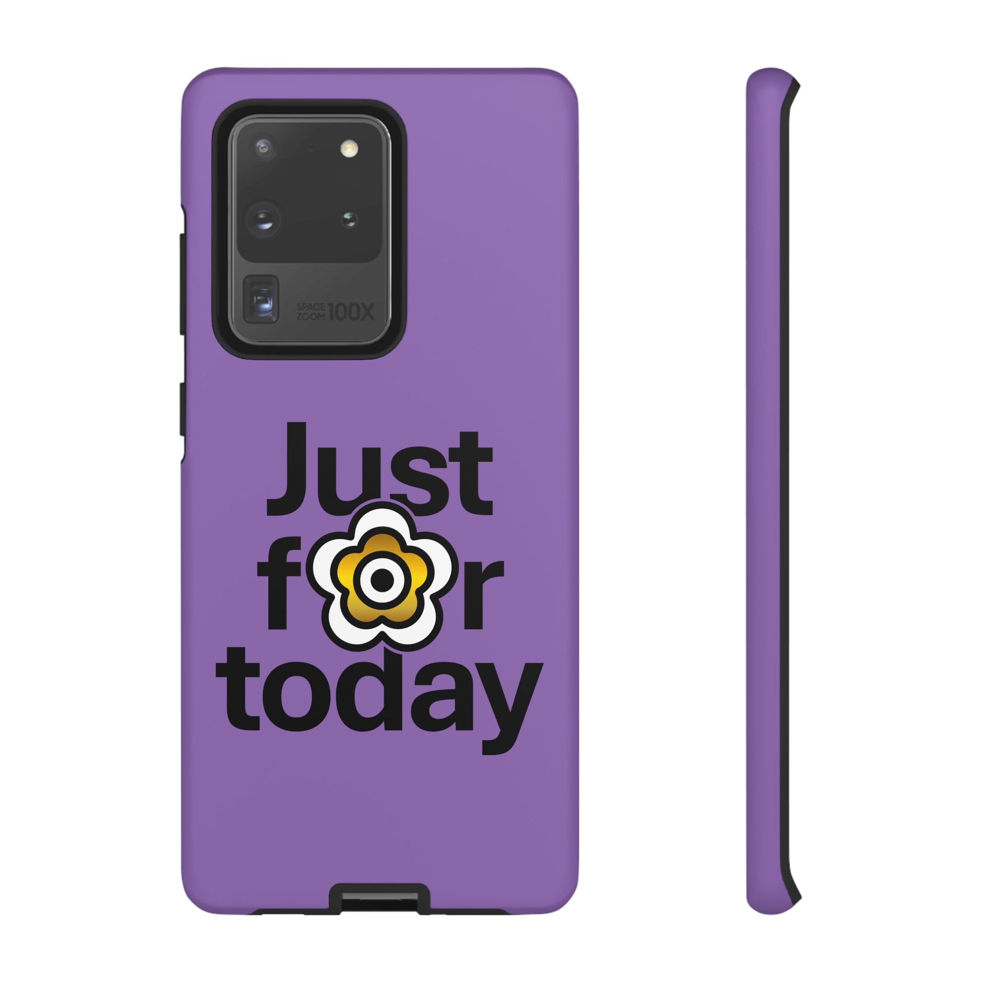 P🌺🌺P2Poppies Just for Today Samsung Phone Case – Inspirational Recovery Protection