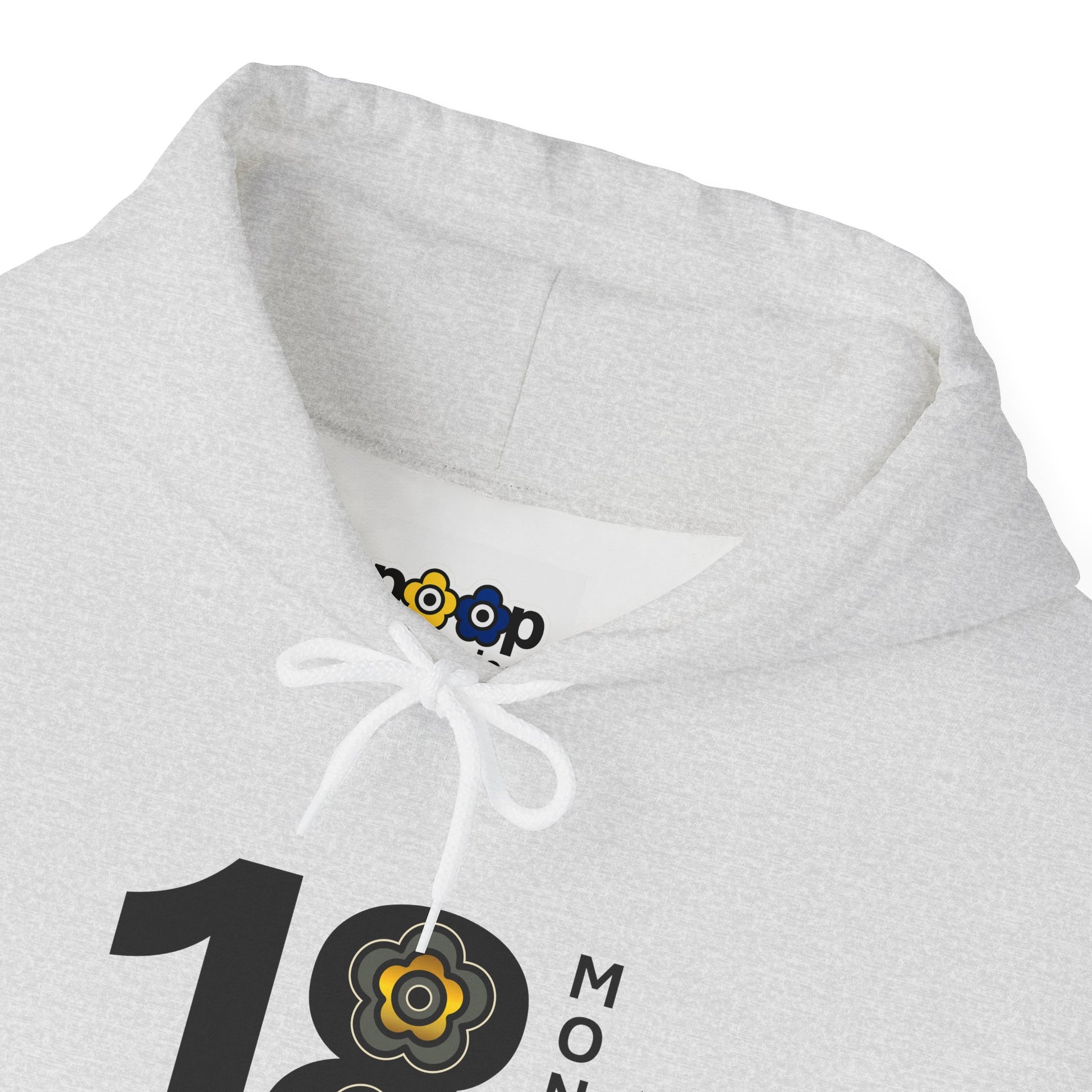 P🌺🌺P2Poppies 18 Months Sober Hoodie – Recovery Milestone Sweatshirt